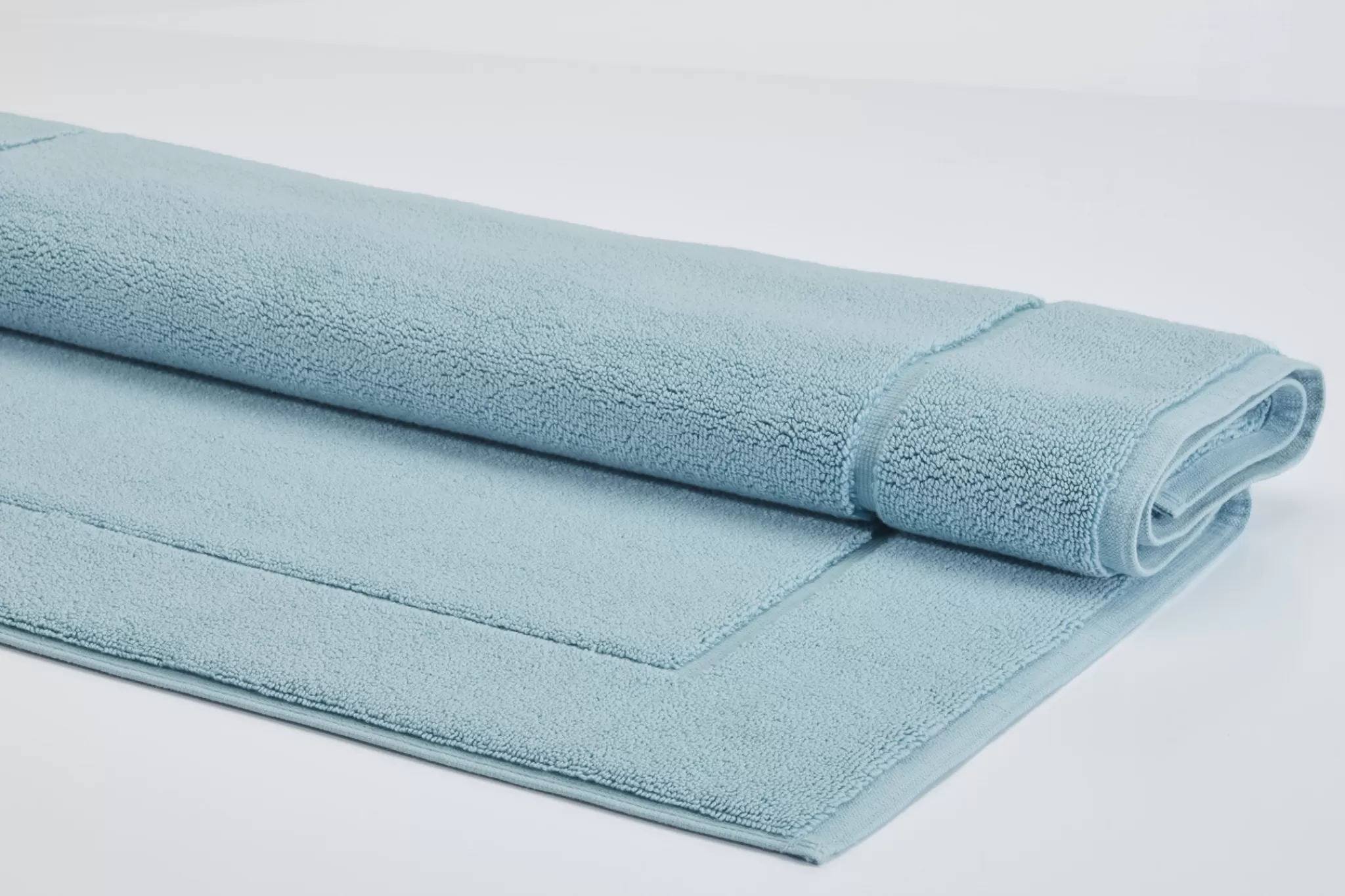 Aquanova Cotton*Bath Mat London Aquatic-369 (Lonbm-369), Light Blue