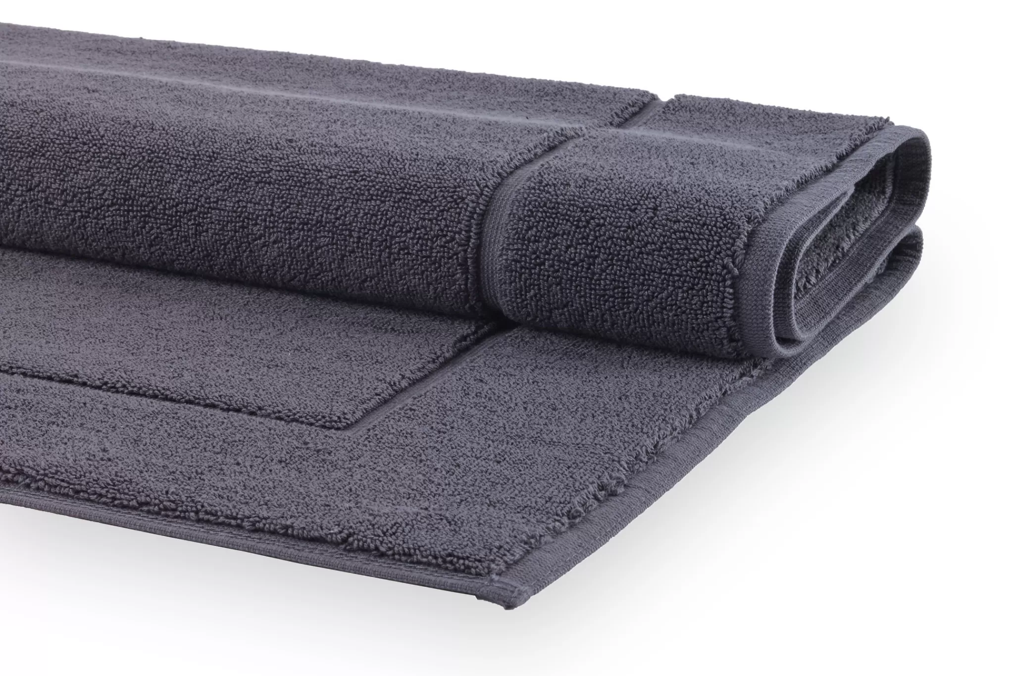 Aquanova Cotton*Bath Mat London Graphite-96, Dark Gray (Lonbm) 100% Cotton