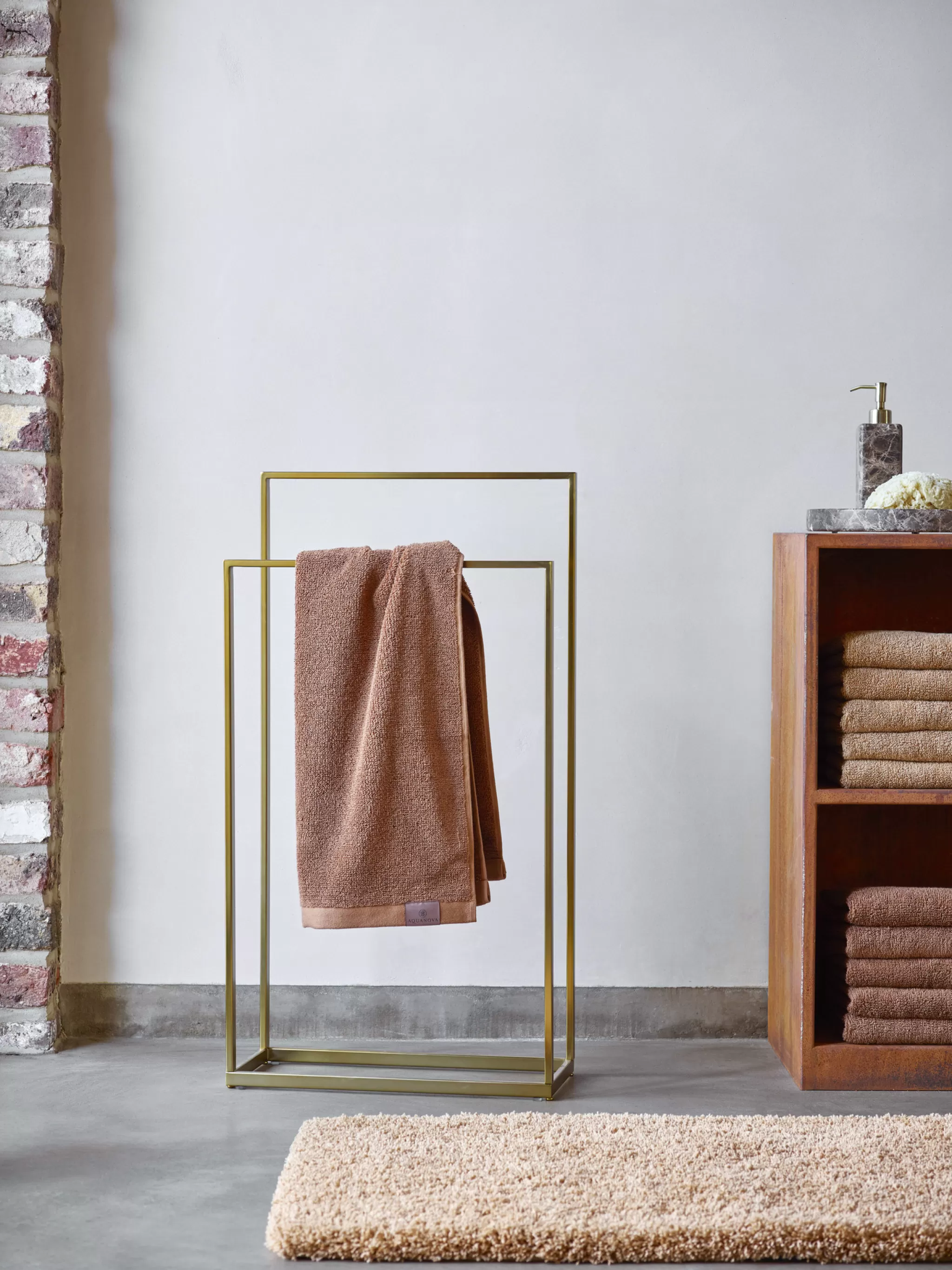 Aquanova Basic*Bath Mat Musa Color Ginger (Musbm-299)