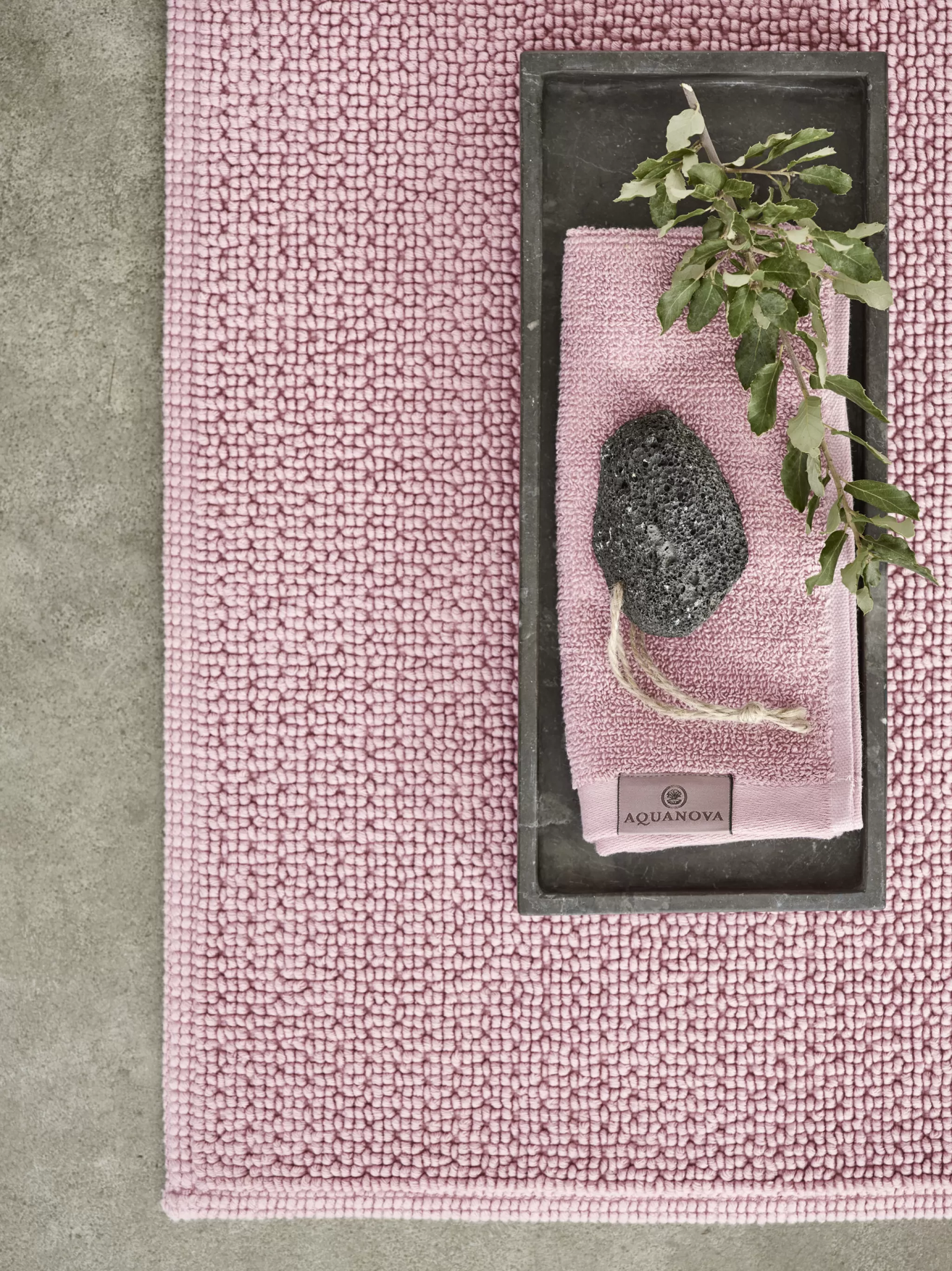 Aquanova Cotton*Bath Mat Per Color Sedum-813 (Perbmm-813)