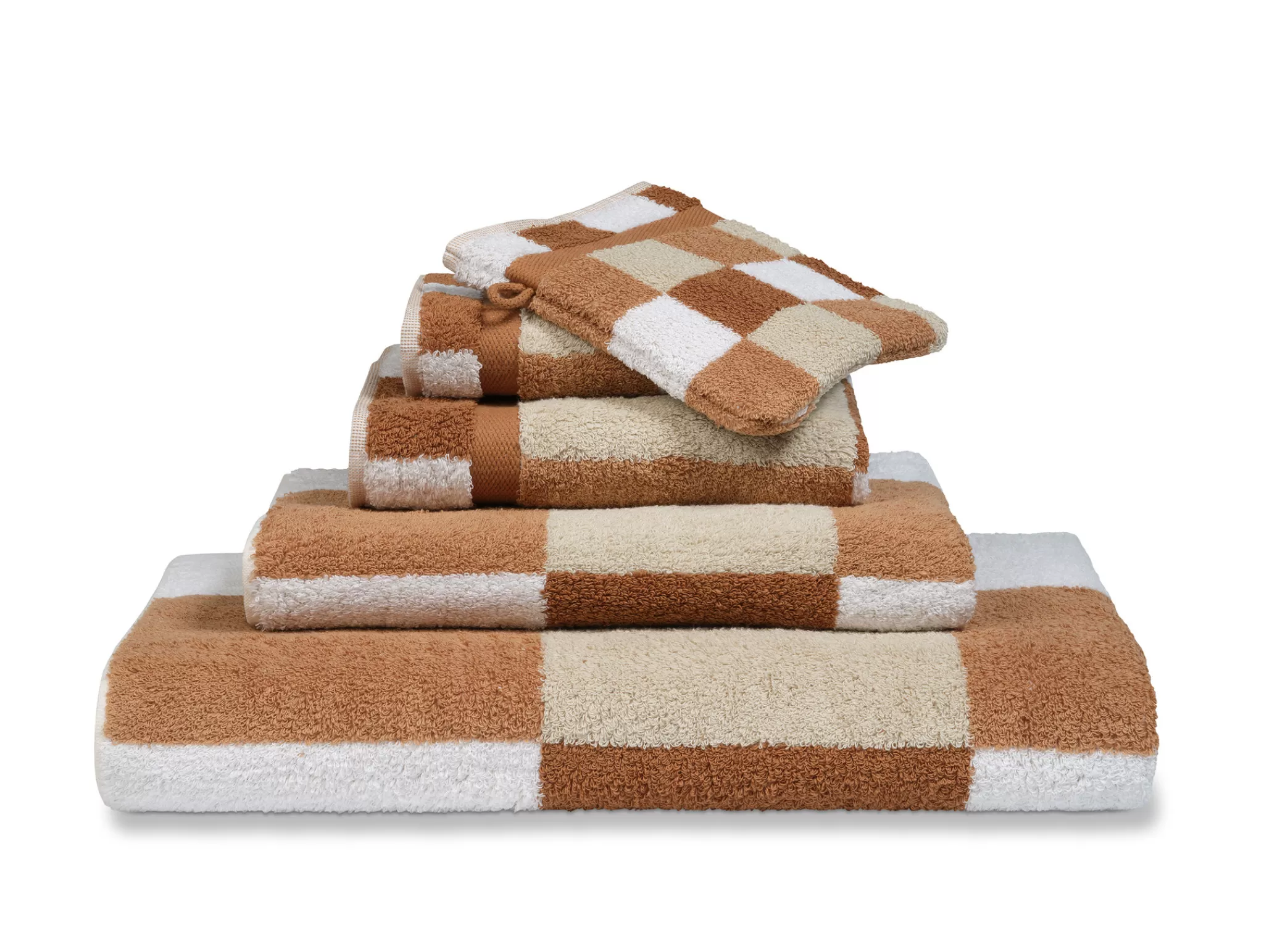 Vandyck Ranger*Bath Textiles Boston Cognac-162(Co020) Block Motif