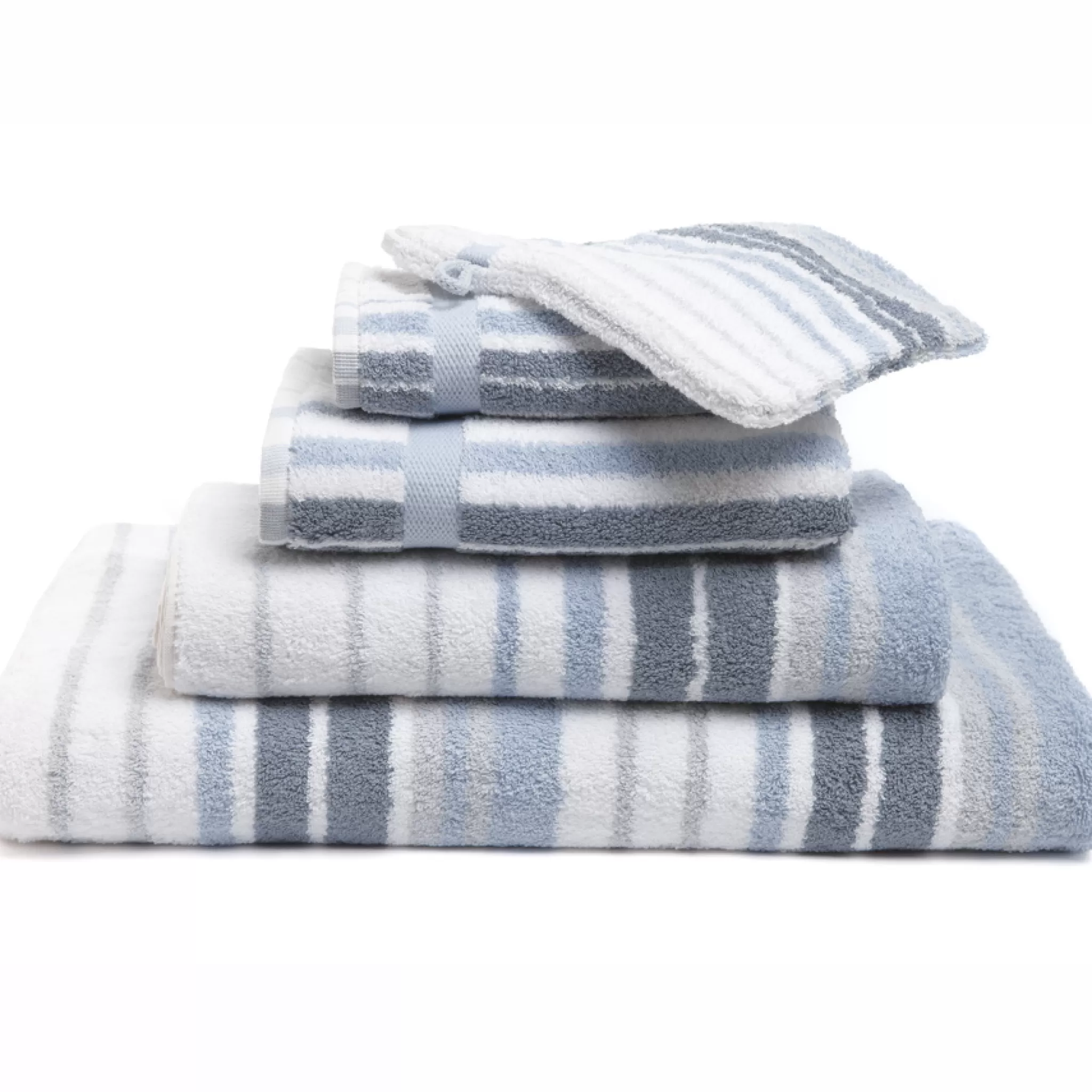 Vandyck Ranger*Bath Textiles Ontario Misty Blue-109 (Co025) Narrow Stripes