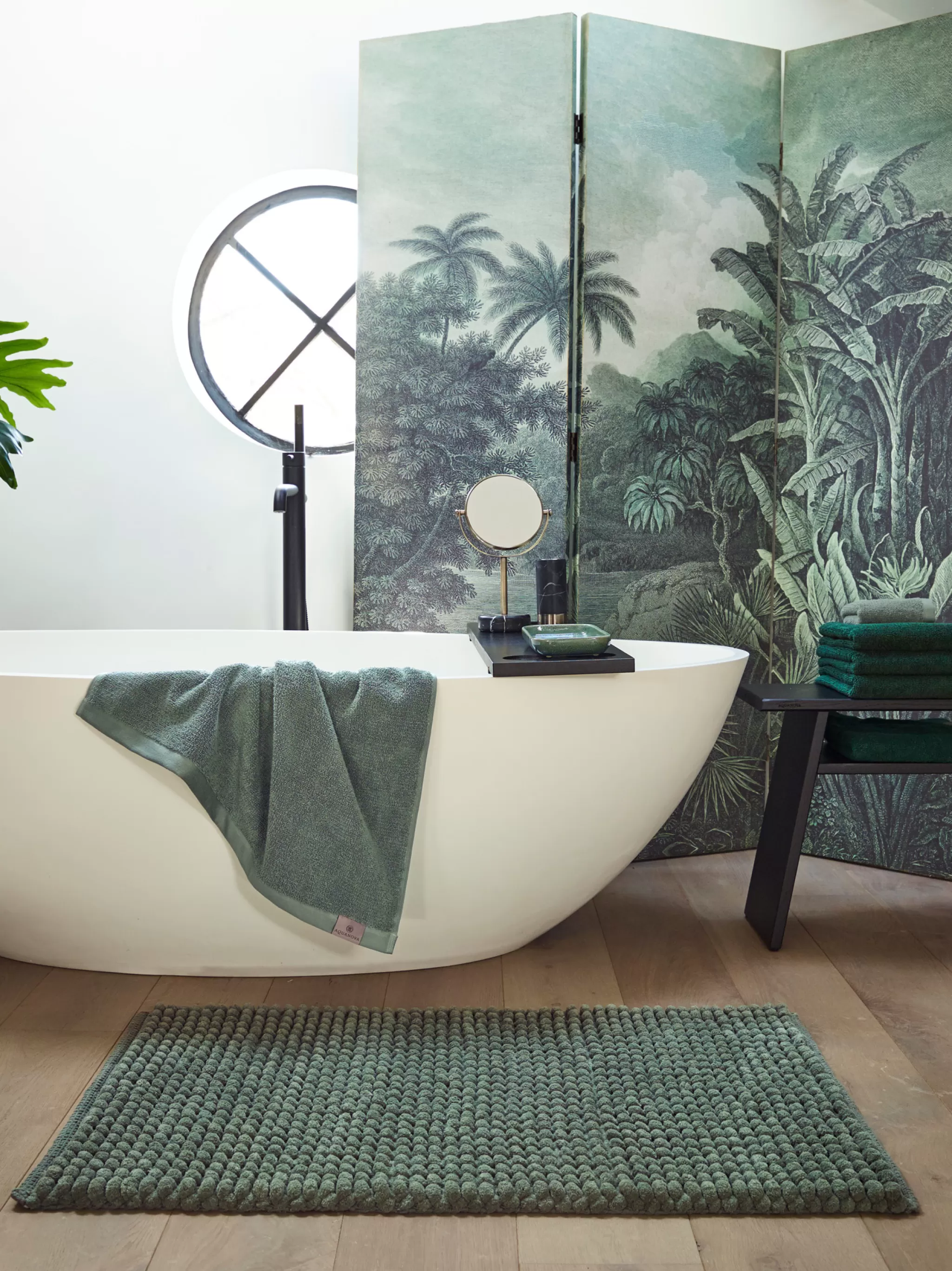 Aquanova Oslo*Bath Textiles Oslo Color Willow, Green (Osltw-116)