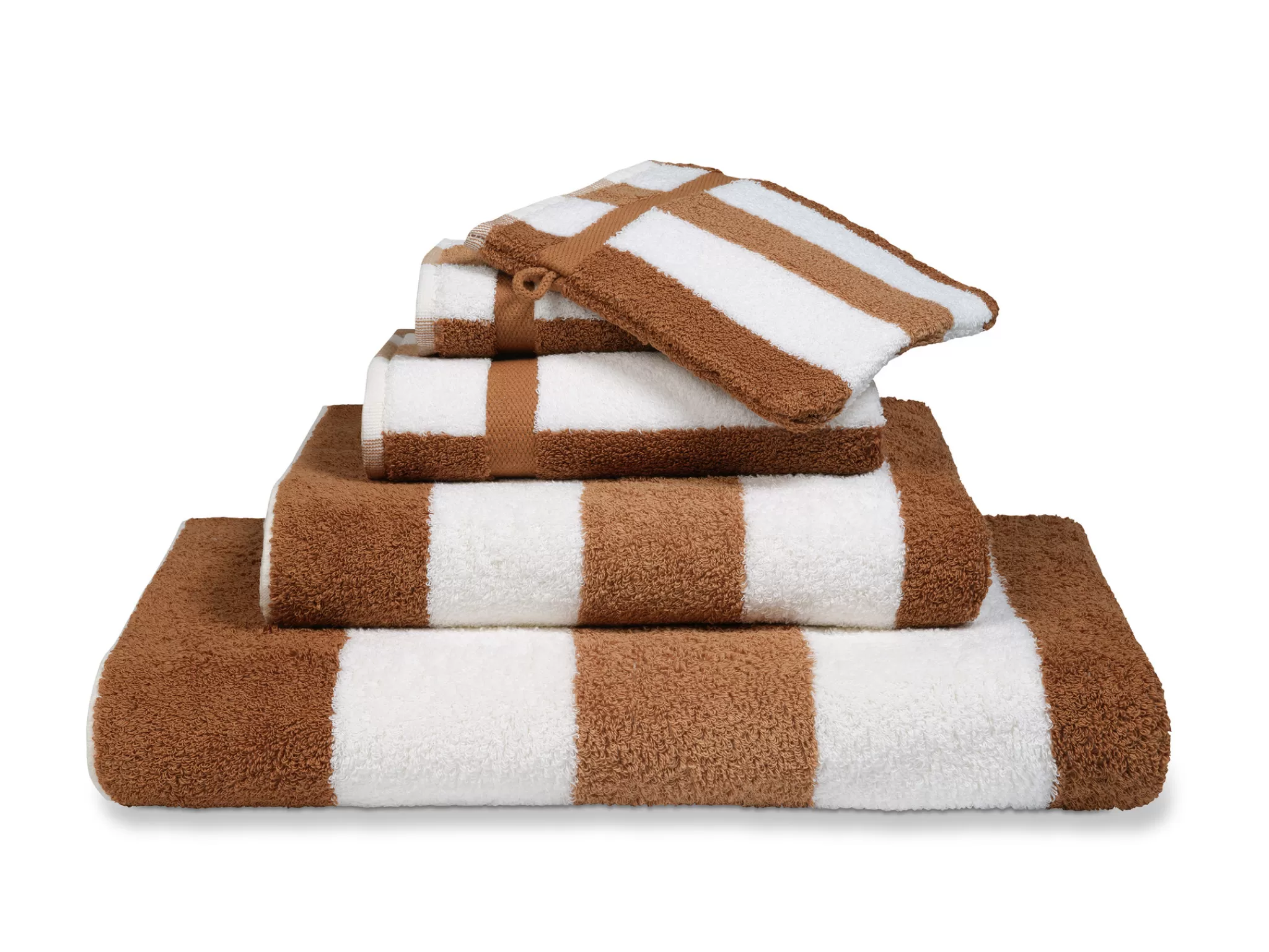 Vandyck Ranger*Bath Textiles Vancouver Cognac (Co027) Wide Stripes