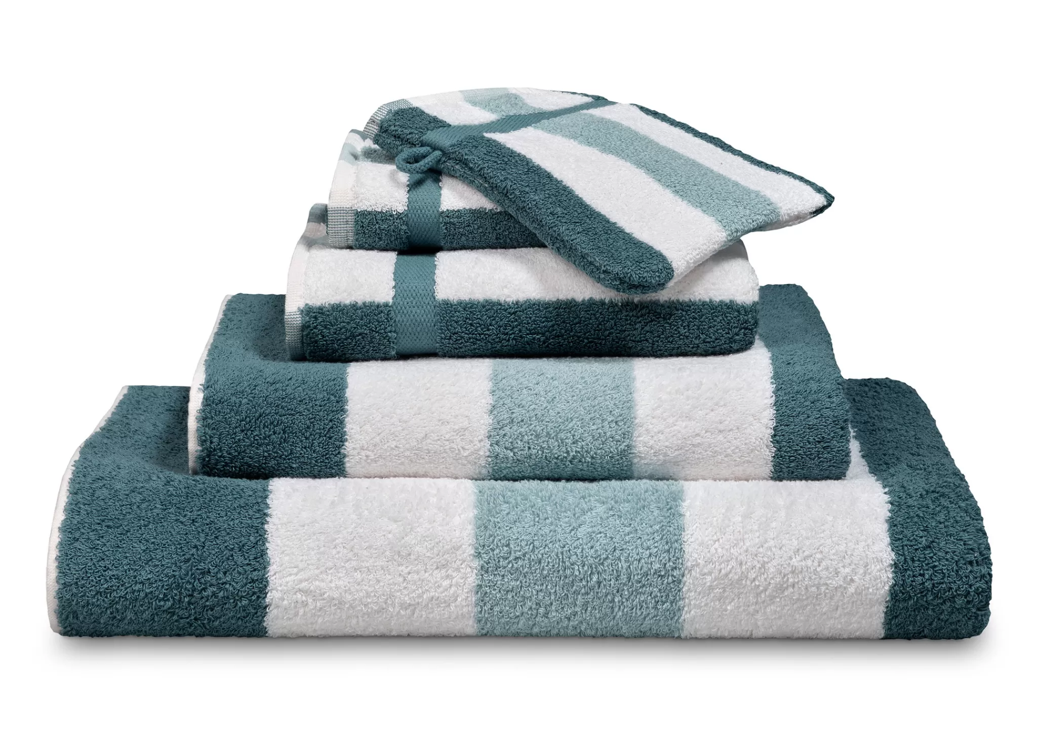 Vandyck Ranger*Bath Textiles Vancouver Storm Blue (Co027) Wide Stripes