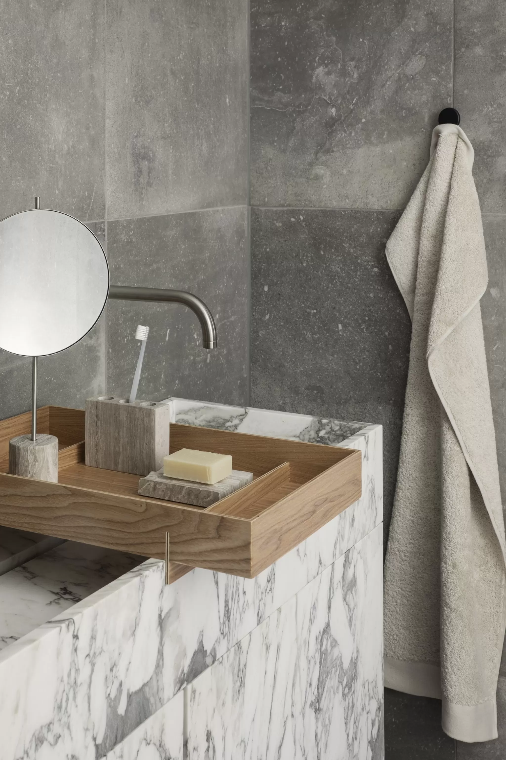 Blomus Beach Towel*Bath Towel Riva 100X200 Cm Color Moonbeam 700 Gr/M² (69249)