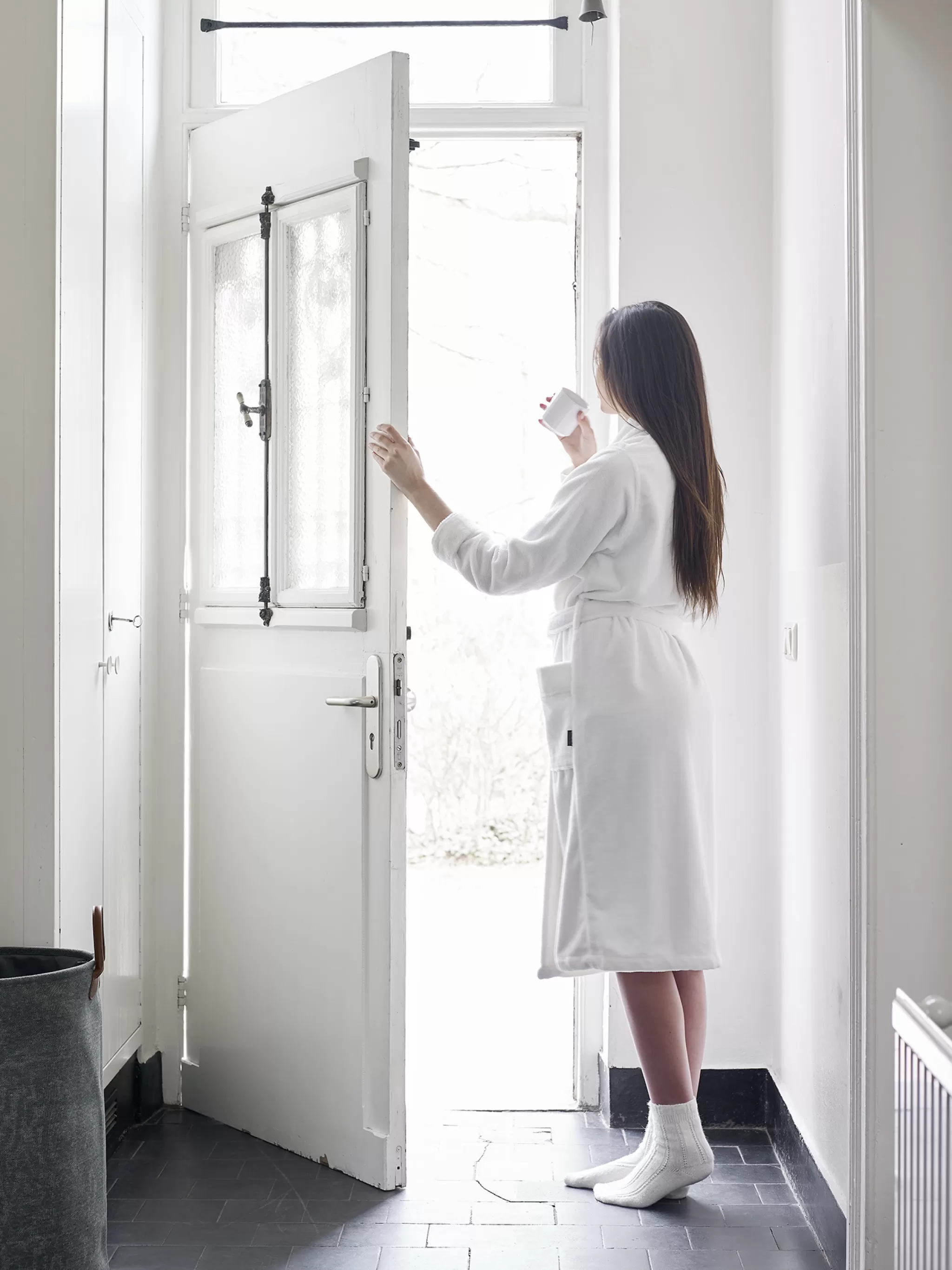 Aquanova Gentlemen*Bathrobe Einar Ivory-10, Ivory (Einbg-10)