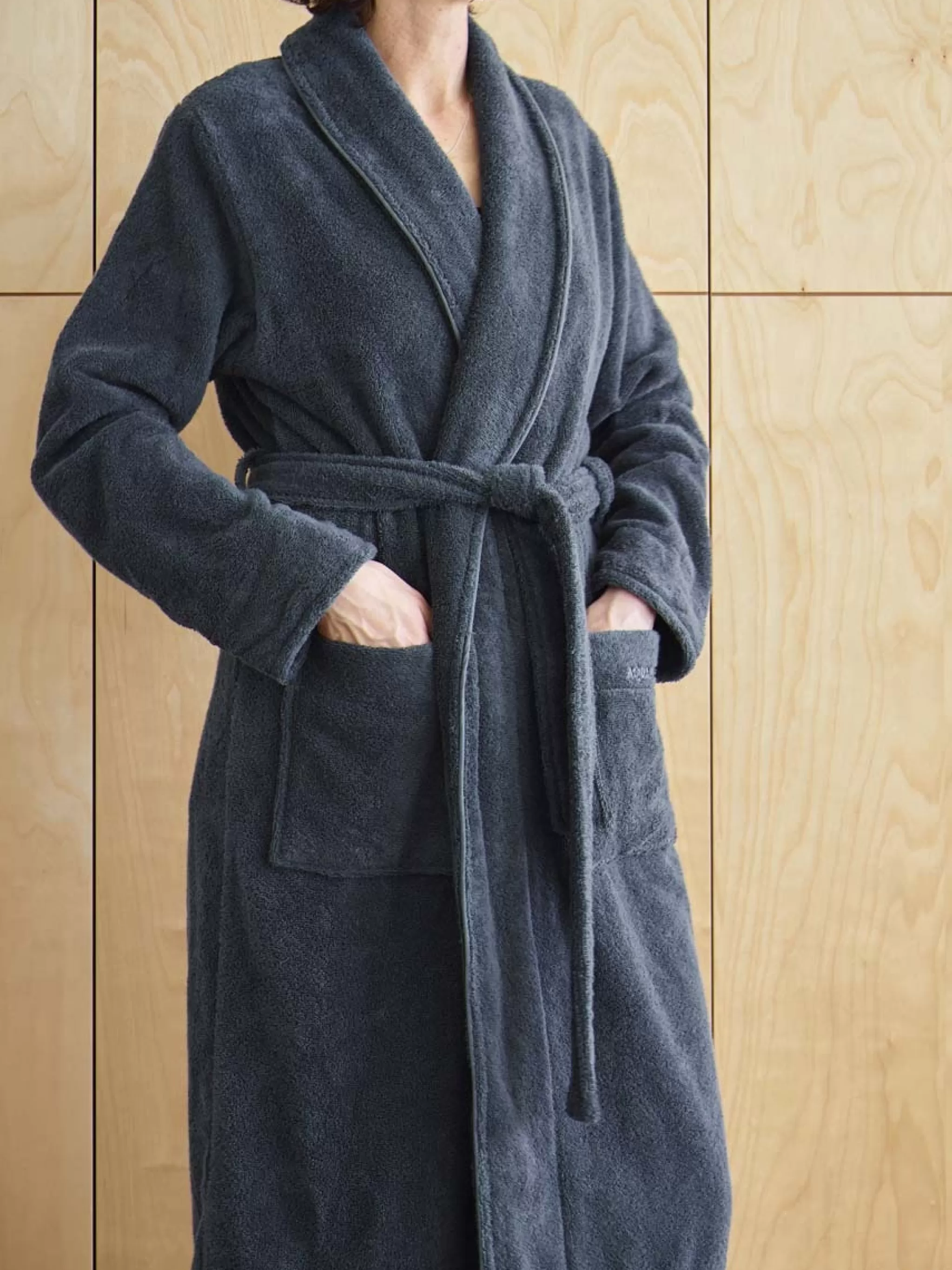 Aquanova Gentlemen*Bathrobe London Color Steel (Grey)