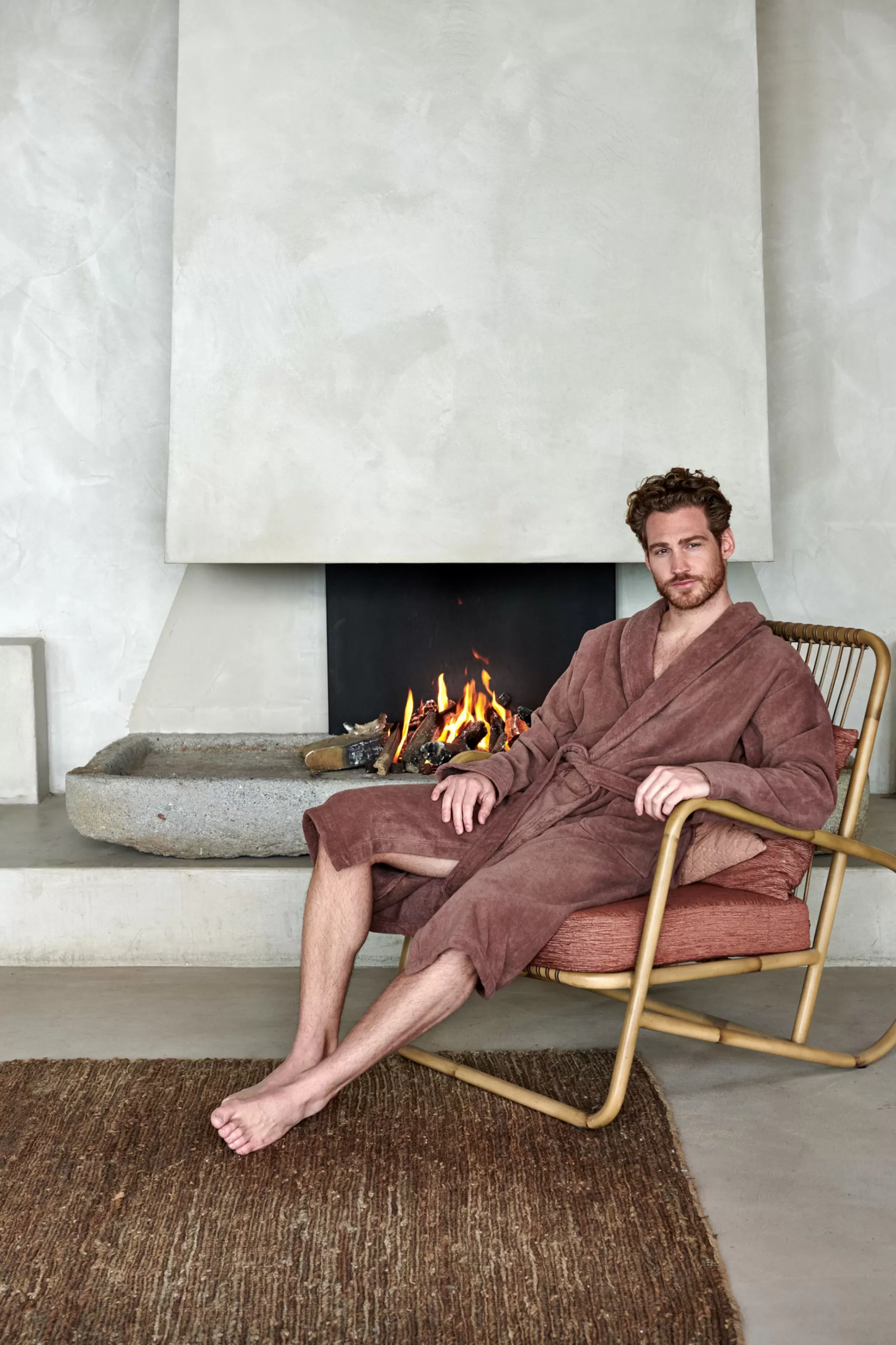 Vandyck Gentlemen*Bathrobe Prestige Color Brownie (Bapa19202)