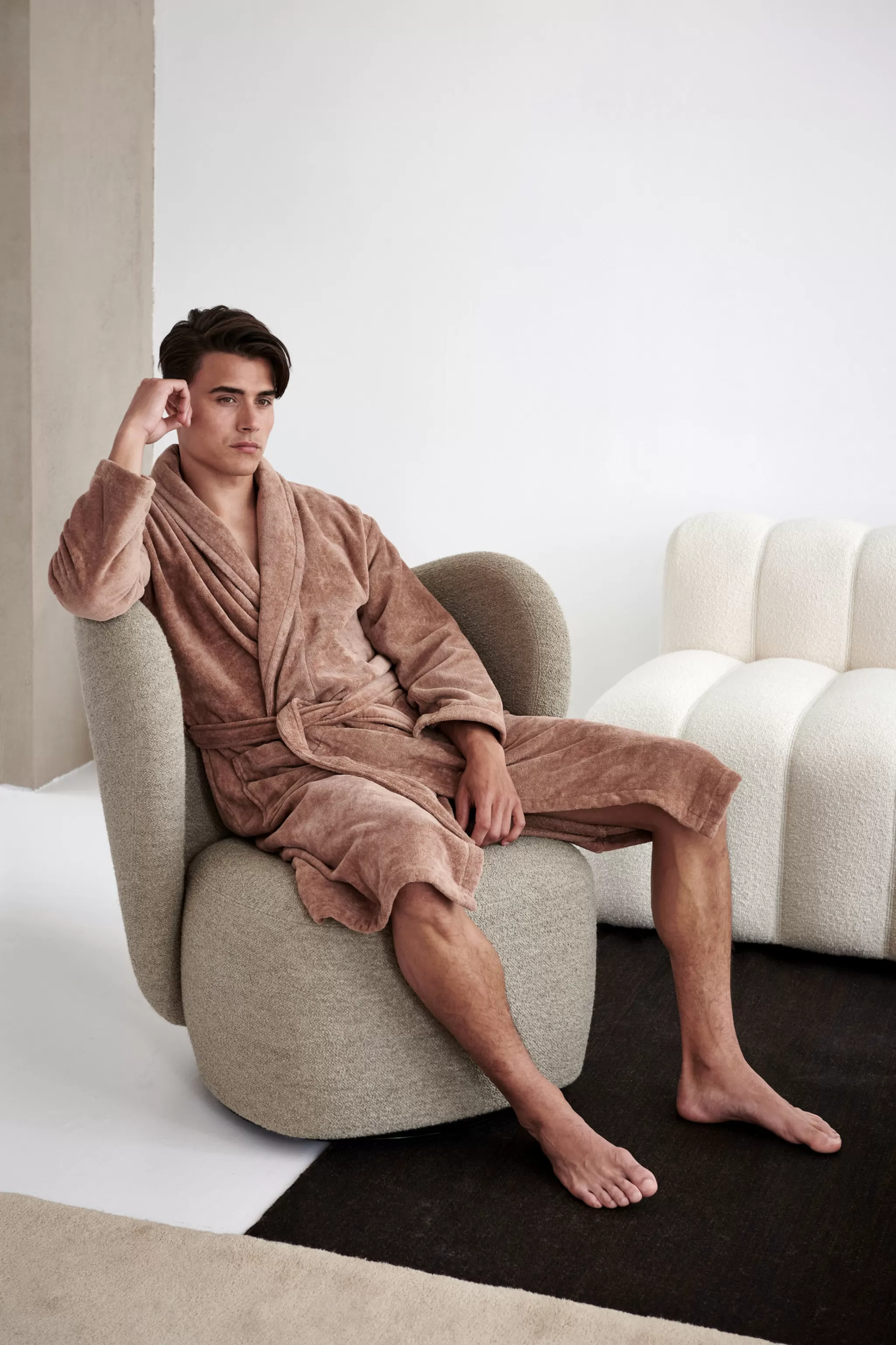 Vandyck Ladies*Bathrobe Prestige Color Sepia Pink (Bapa19202)