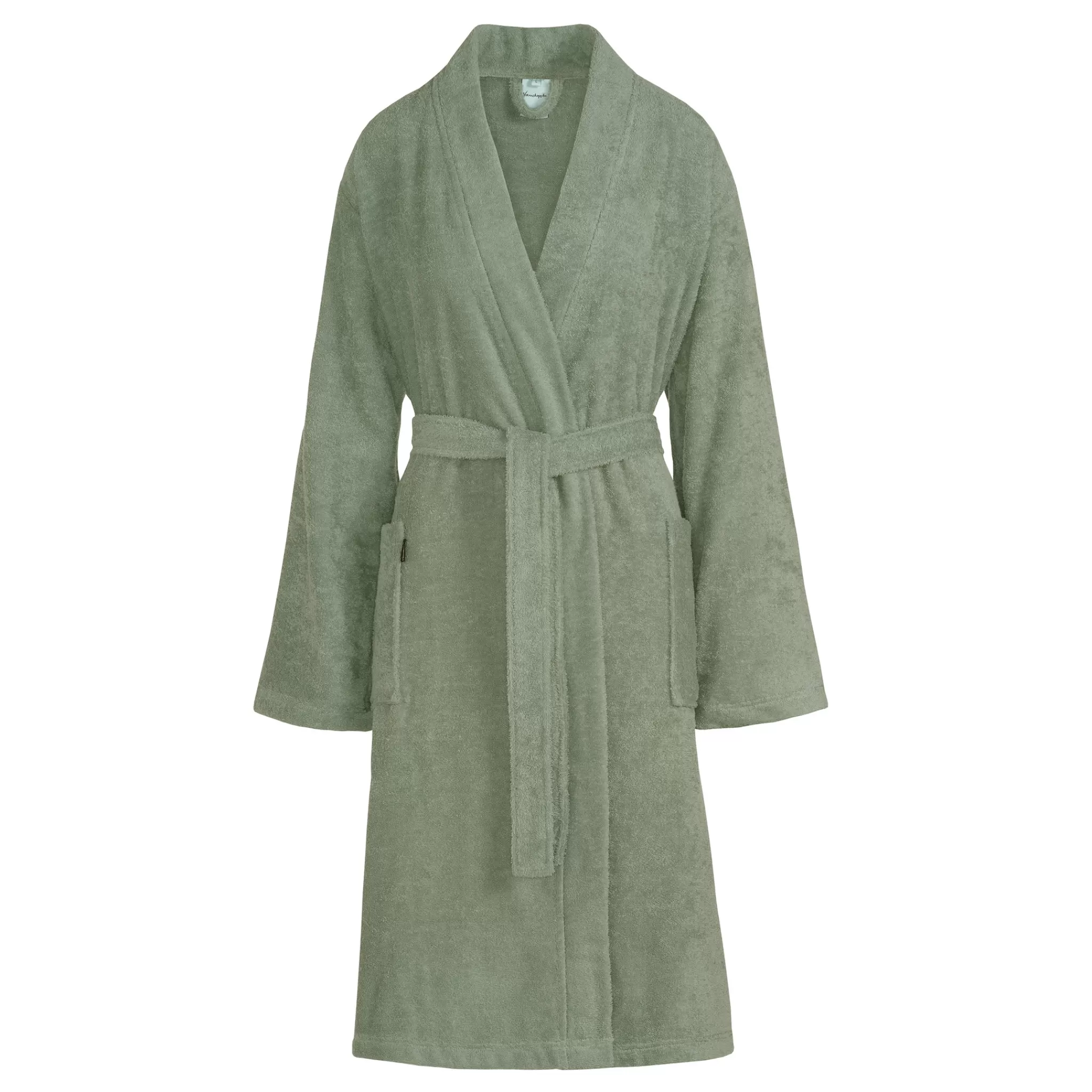 Vandyck Ladies*Bathrobe Toledo Color Pale Olive (Bage22105)