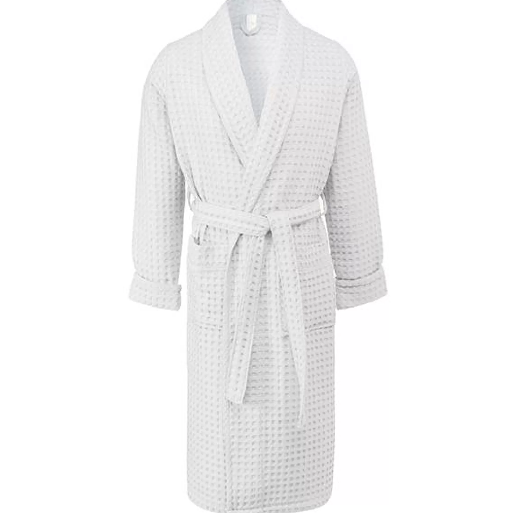 Aquanova Ladies*Bathrobe Waffle Pattern Viggo Color White-43 (White), 100% Cotton