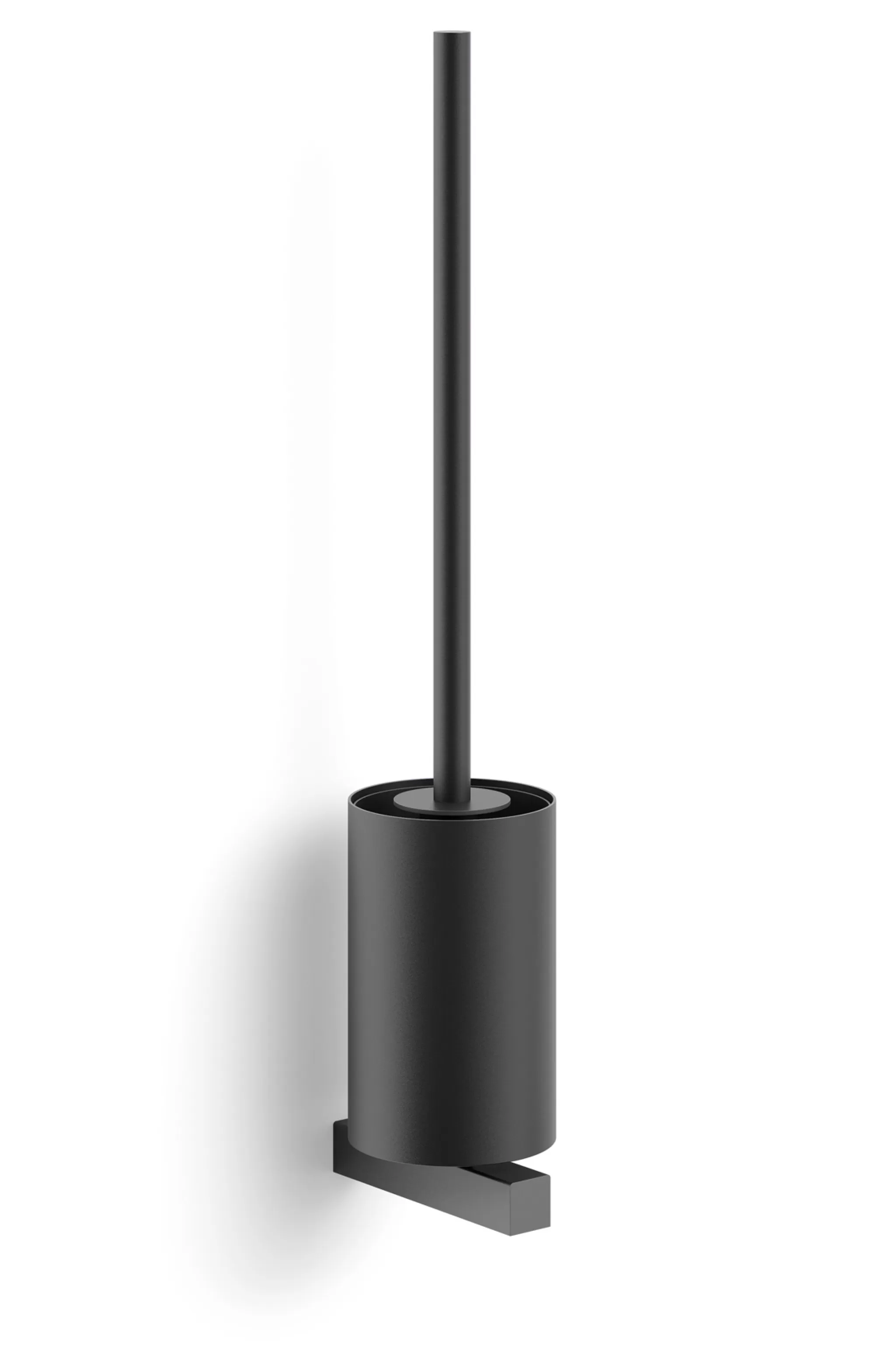 Zack Toilet Brush Holder*Carvo Toilet Brush Set Wall 40507 (Black)