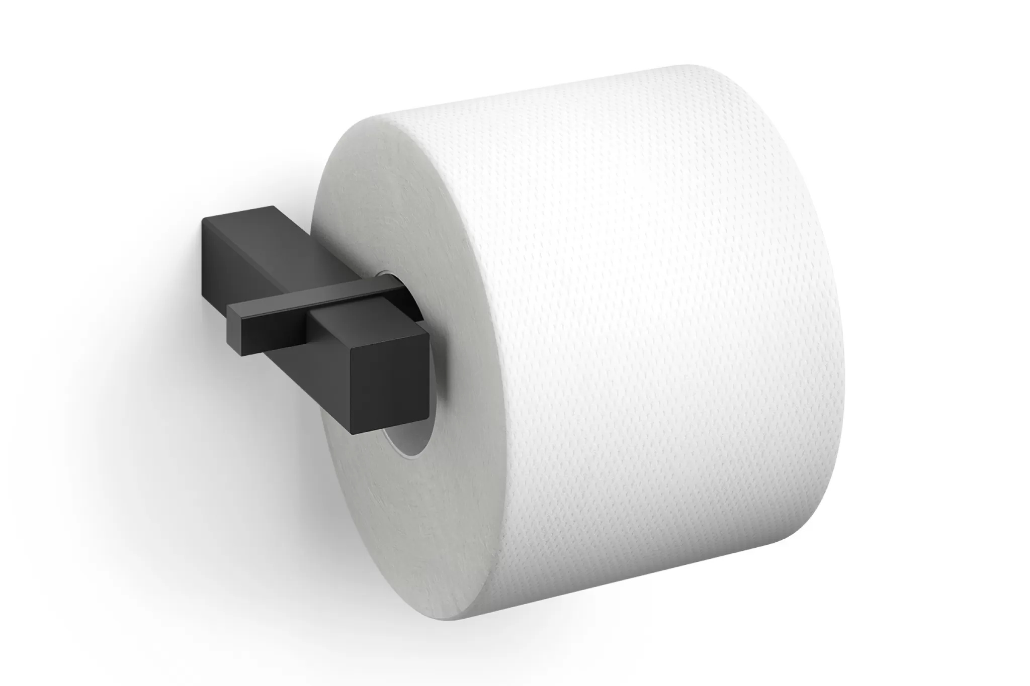 Zack Roll Holder*Carvo Toilet Roll Holder Wall Mounted 40500 (Black)