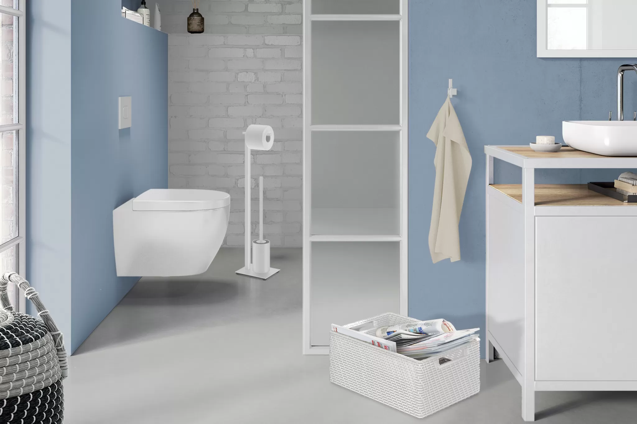 Zack Towel Hook*Carvo Towel Hook 40813 (White)