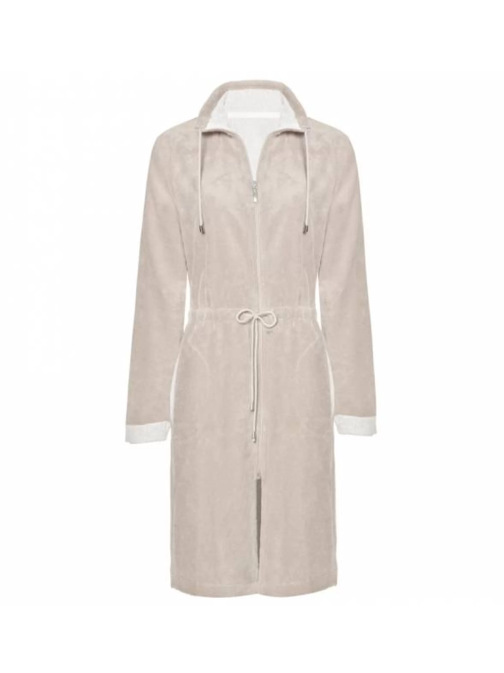 Vandyck Short Bathrobe*Chicago Bathrobe Desert-034