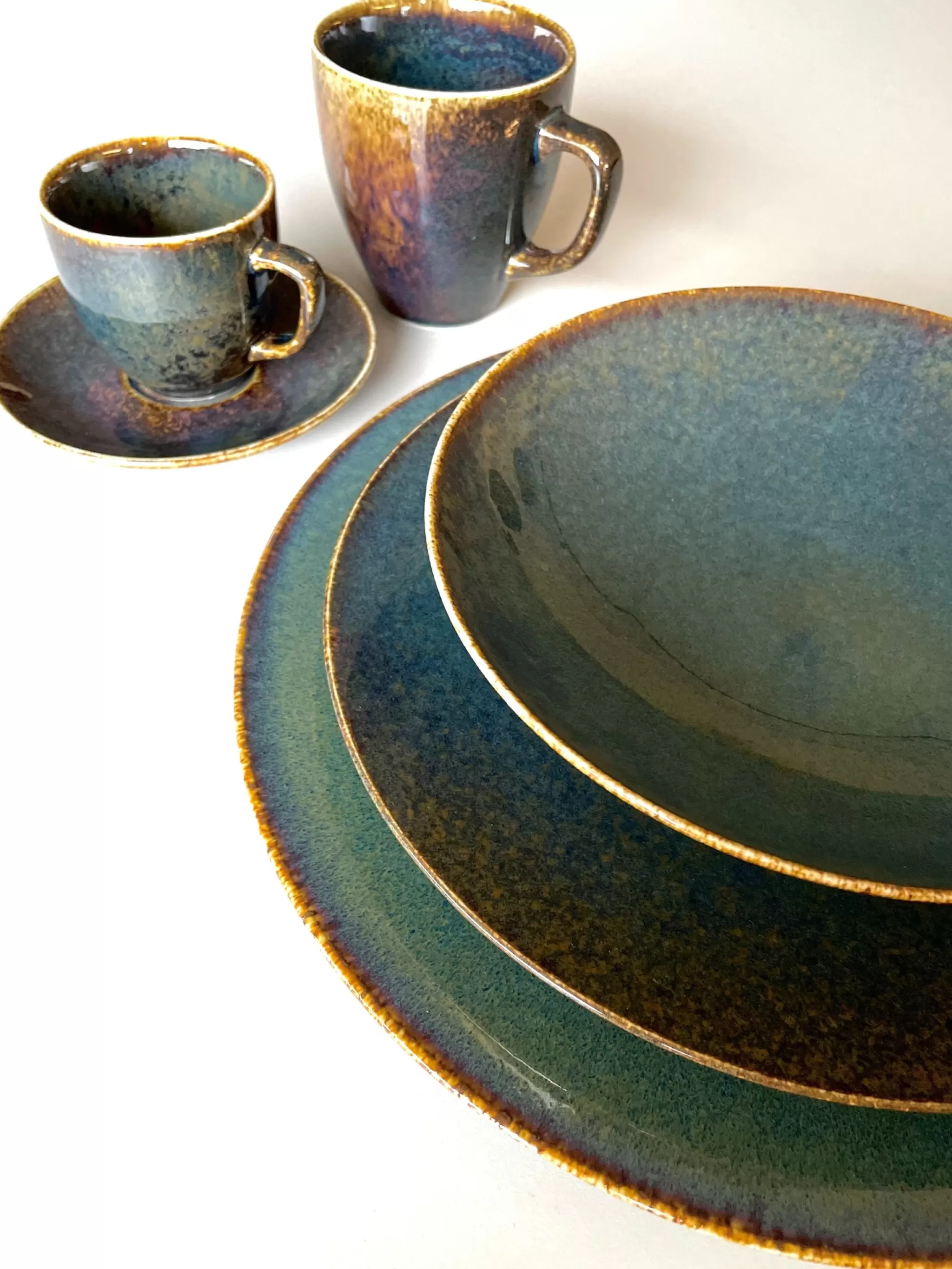 Sale Cirro Flat Plate / Serving Plate 32 Cm - Green Multi (740552) Circo