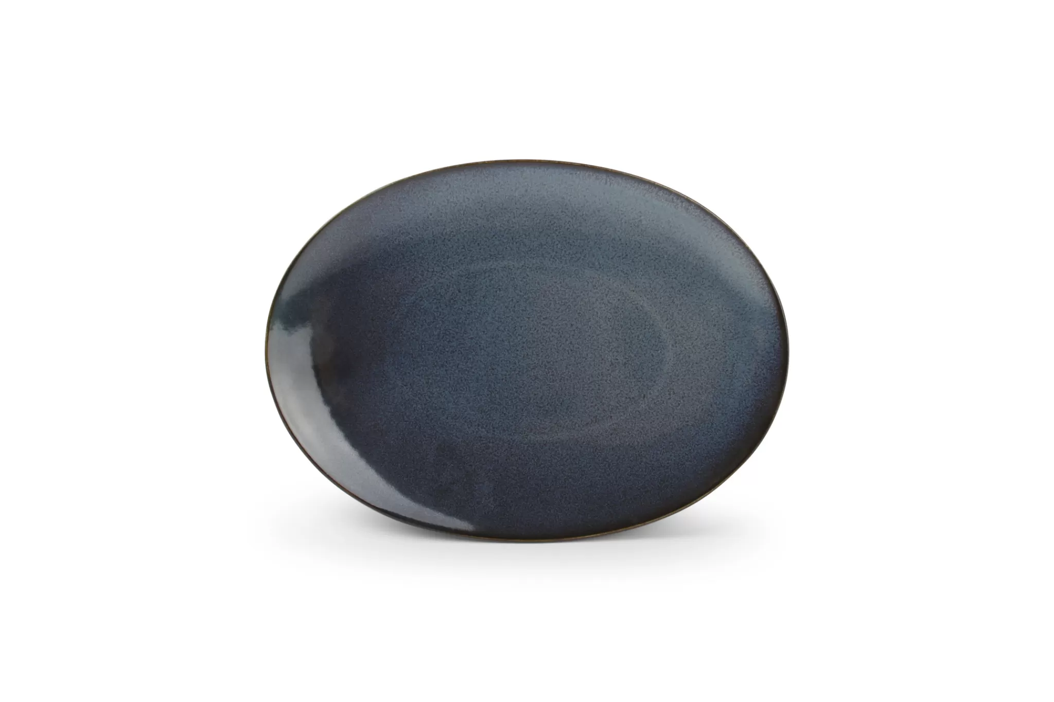 Shop Cirro Flat Plate Oval 24 Cm - Dark Blue (740974) Circo