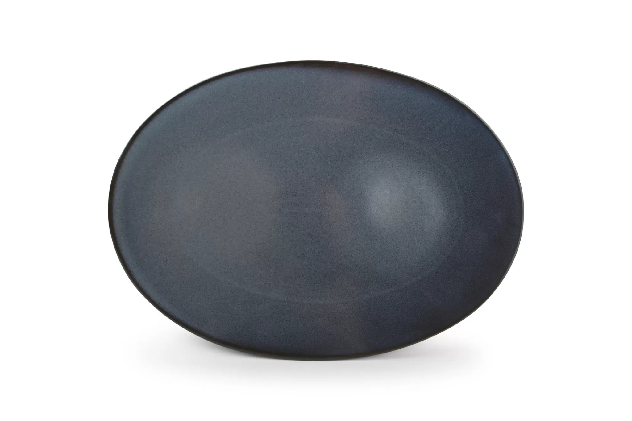 Shop Cirro Flat Plate Oval 36 Cm - Dark Blue (740976) Circo