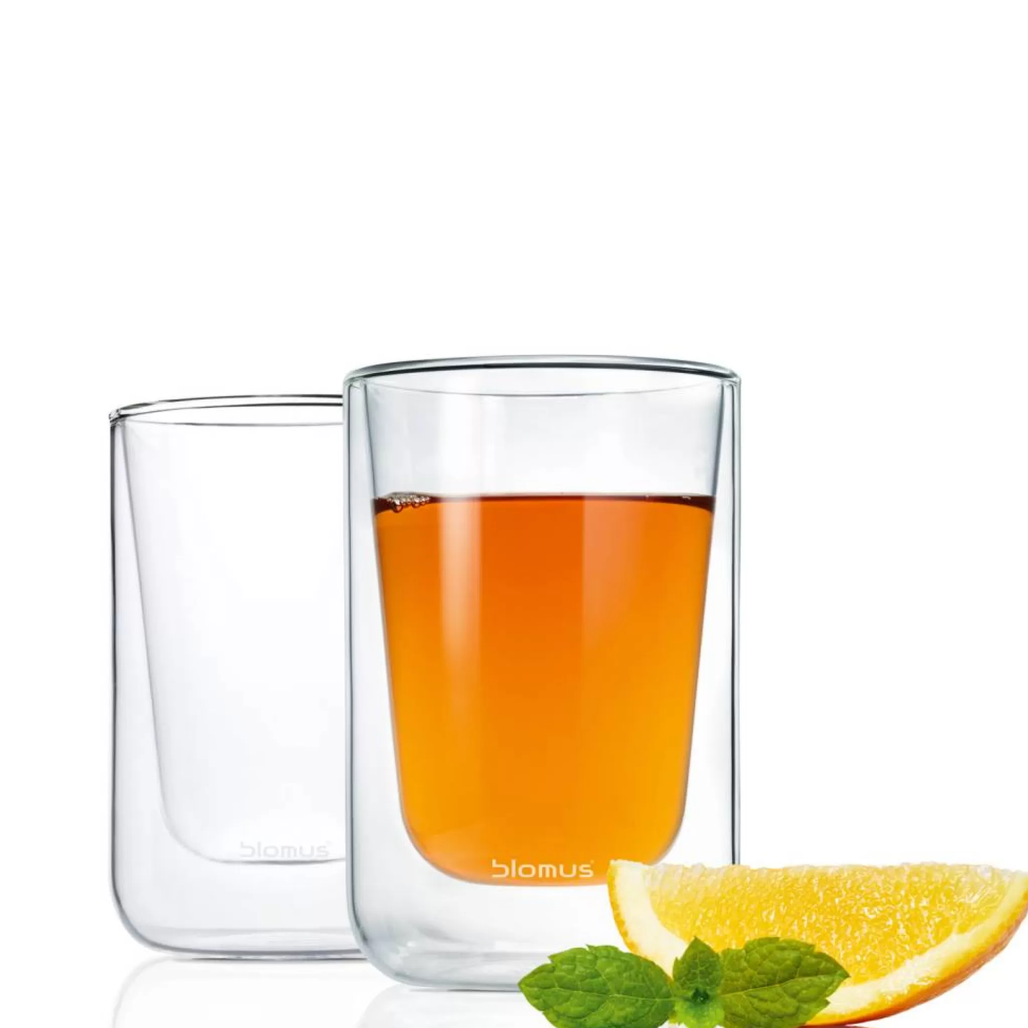 Blomus Double-Walled Glasses*Double-Walled Glass Nero Cappucino (Set/2) 63654