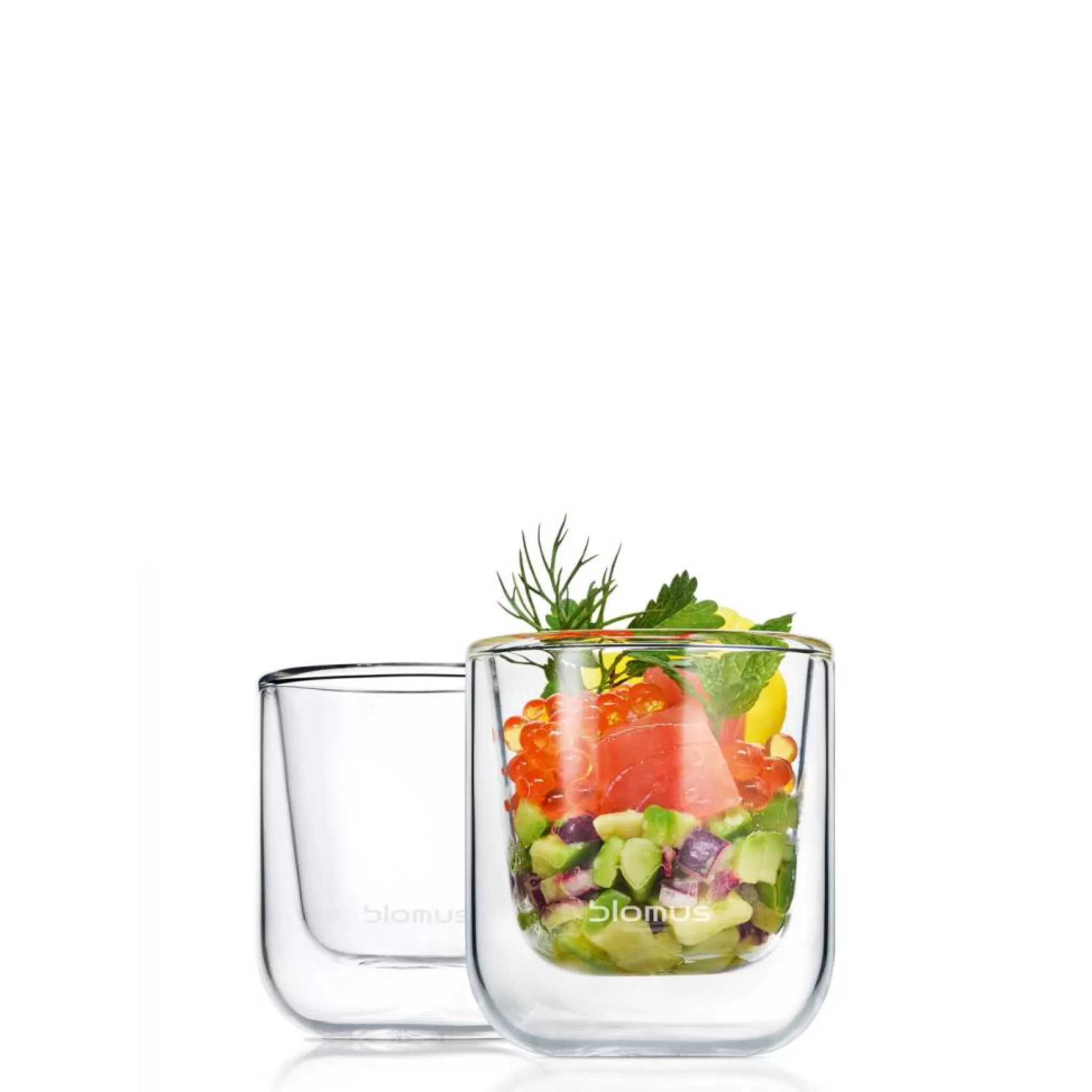 Blomus Double-Walled Glasses*Double-Walled Glass Nero Espresso (Set/2) 63652