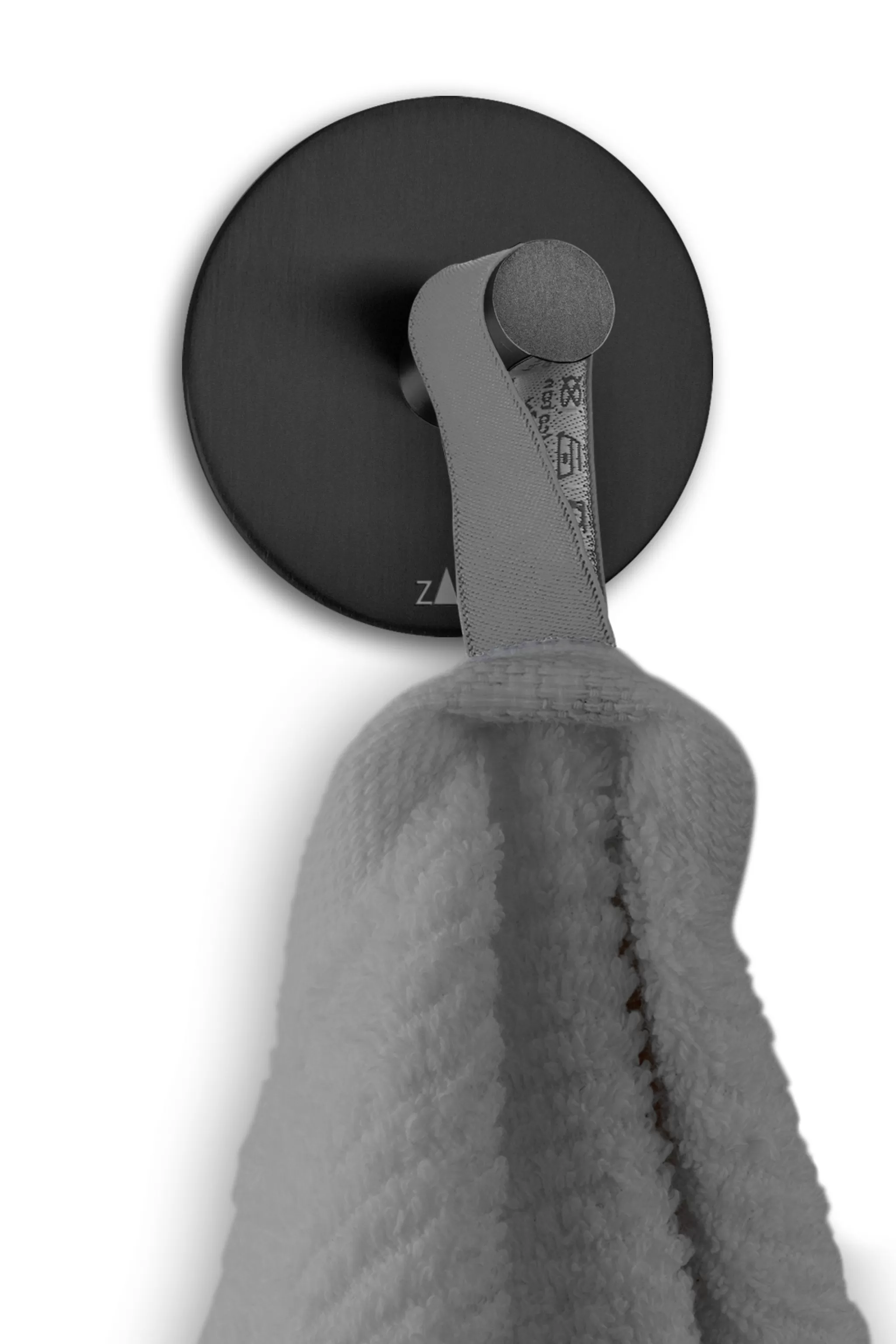 Zack Towel Hook*Duplo Towel Hook Self-Adhesive 40447 (Black)