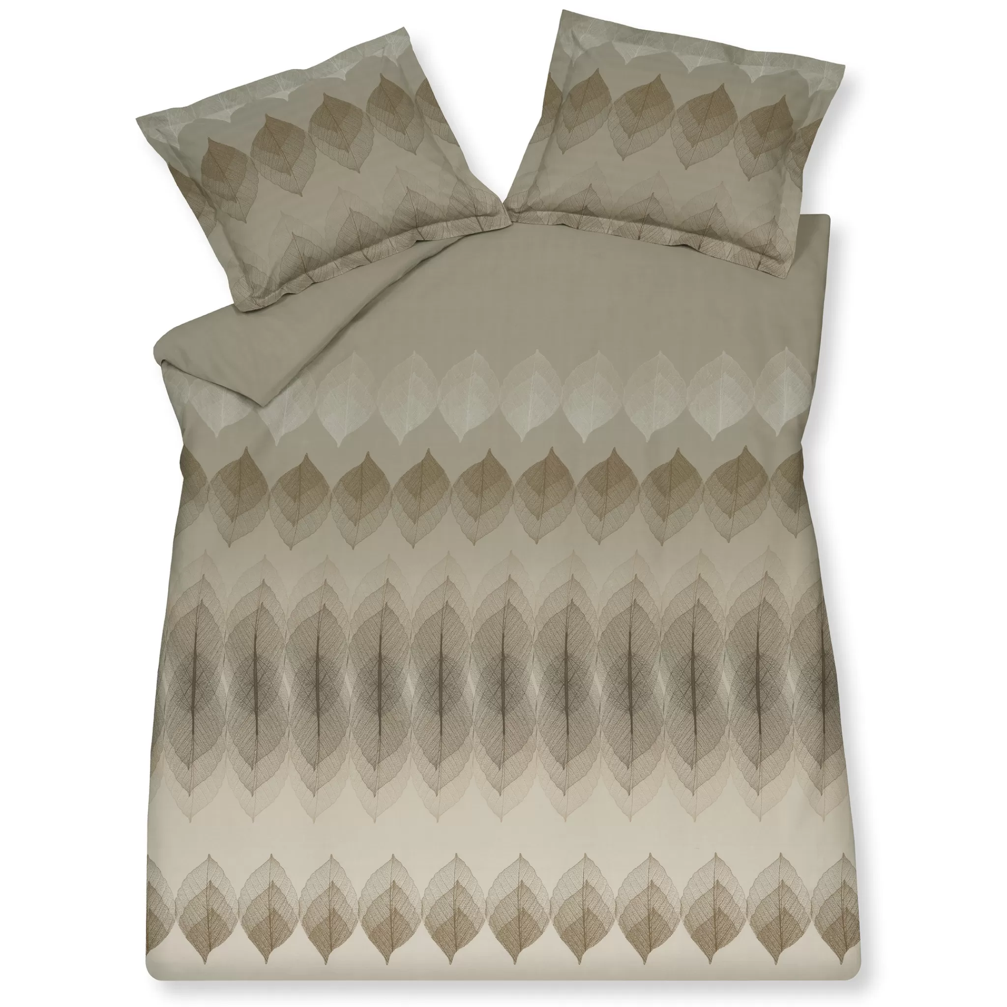 Fashion Duvet Cover Big Leaf Hazel 200X220 Cm (Cotton) Clbb22212 - Copy Twin Beds