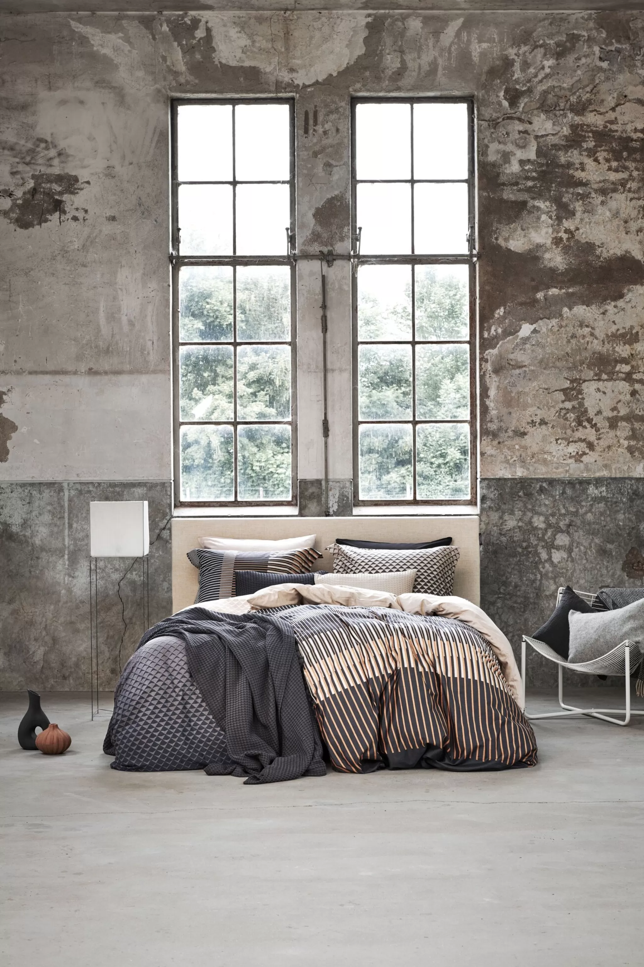 Outlet Duvet Cover Diamonds Off Black 140X220 Cm 1 Person