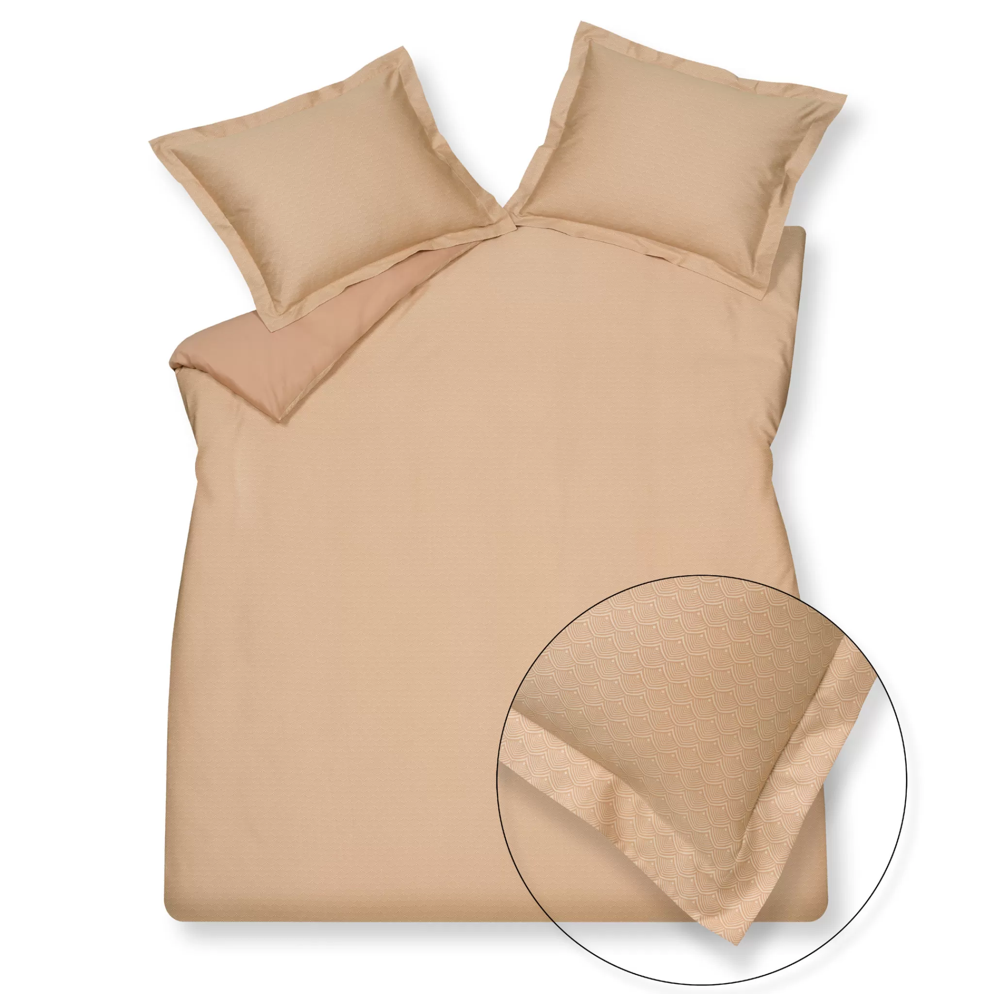 Clearance Duvet Cover Fizzy Praline 140X220 Cm (Satin) Sasa22104 1 Person