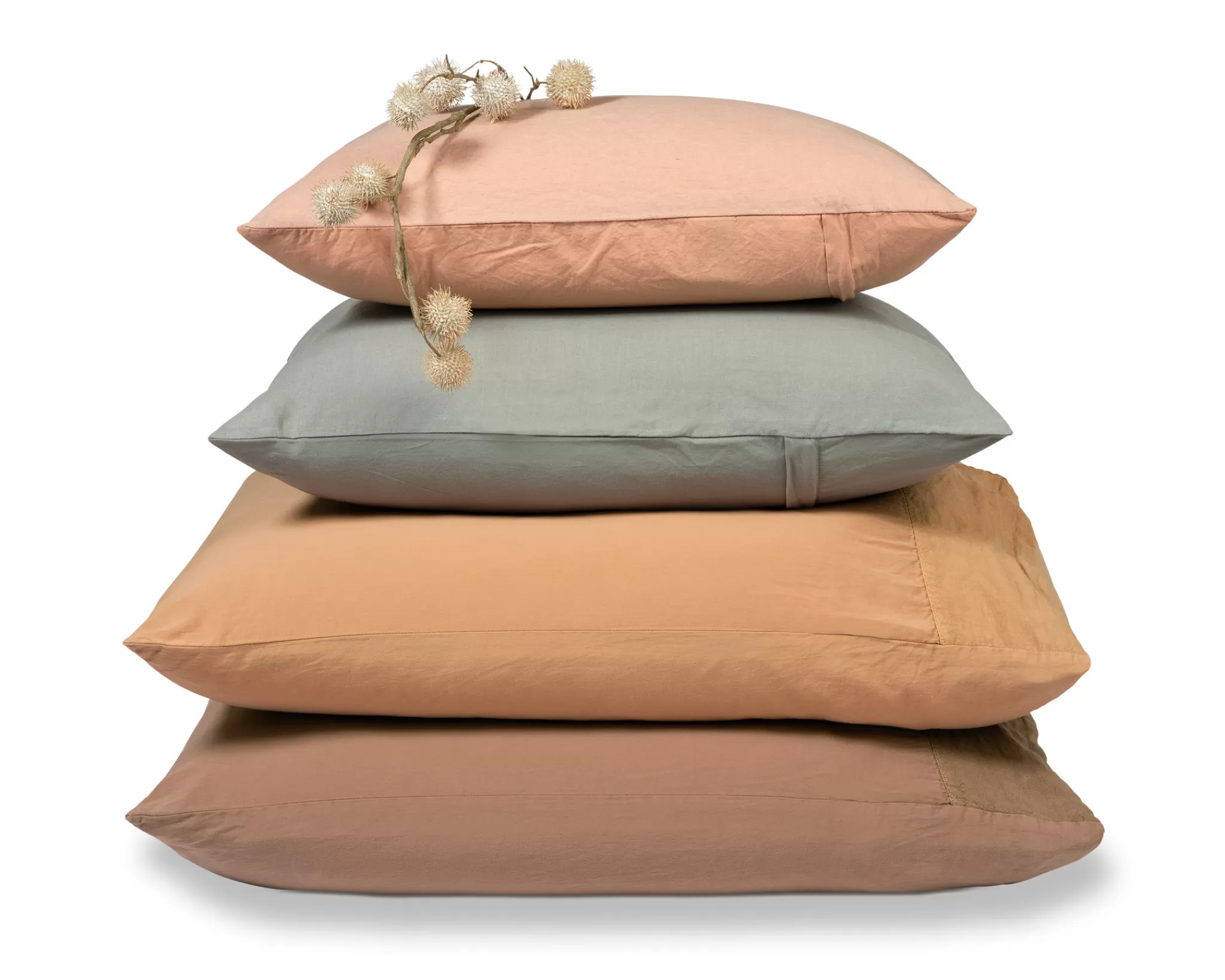 Best Duvet Cover Pure 07 Toffee 240X220 Cm (Linen / Satin Cotton) Prsa17207 Twin Beds