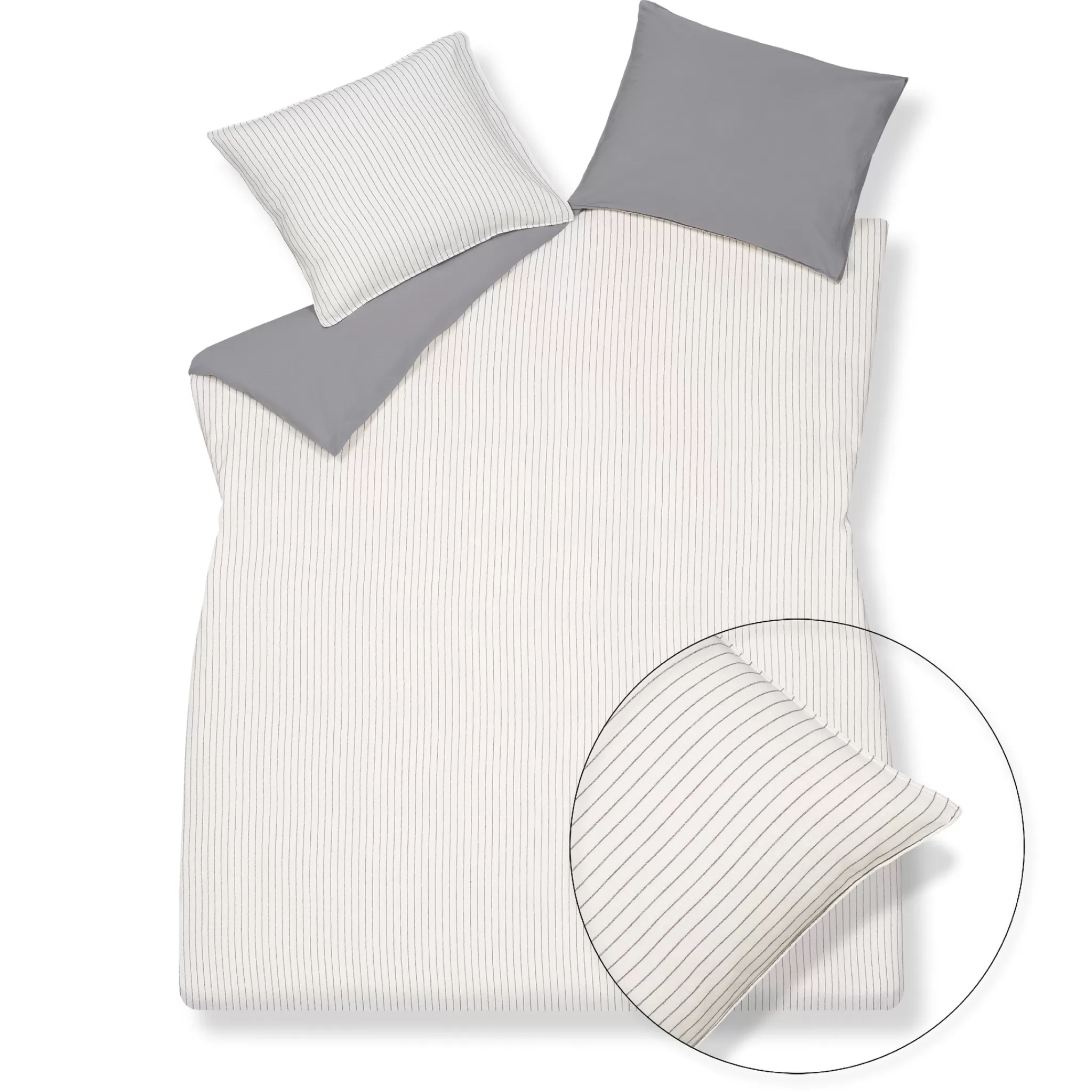 Fashion Duvet Cover Pure 28 Gray 200X220 Cm (Linen / Cotton) Prsa19128 2 Persons