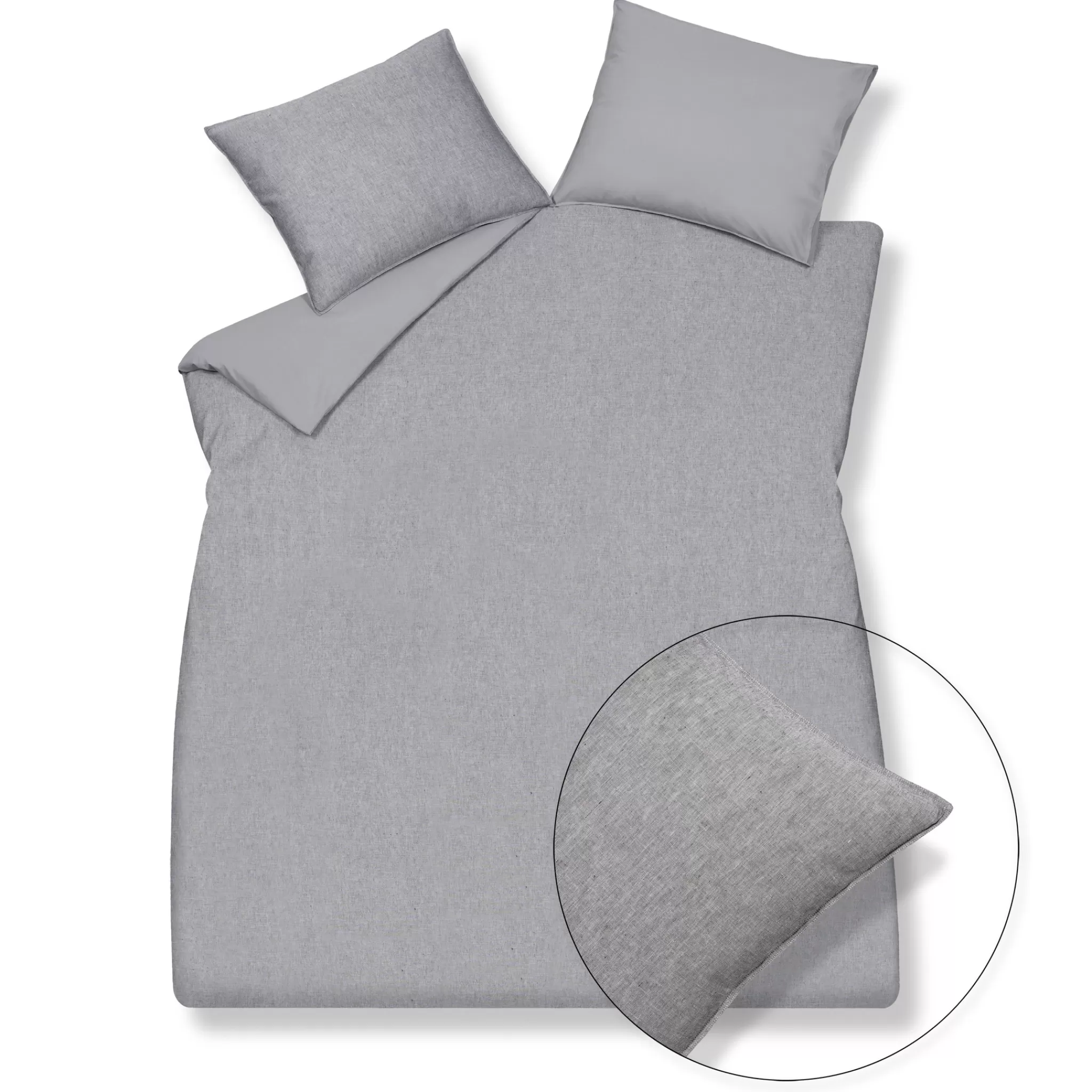 Discount Duvet Cover Pure 29 Gray 200X220 Cm (Linen / Cotton) Prsa19129 2 Persons