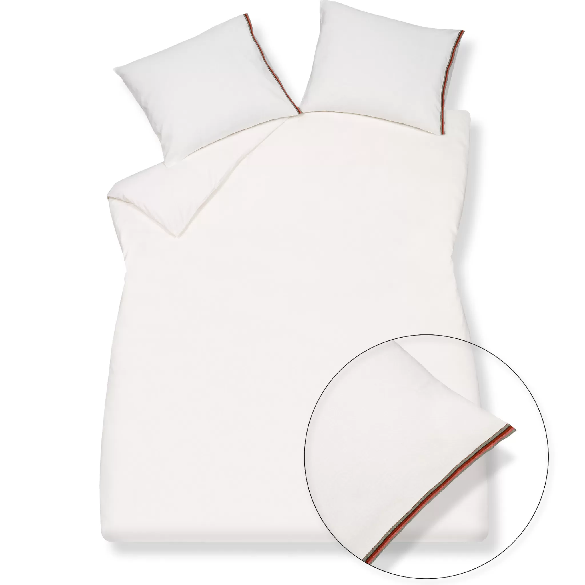 Cheap Duvet Cover Pure 30 White 200X220 Cm (Linen / Cotton) Prsa19130 2 Persons