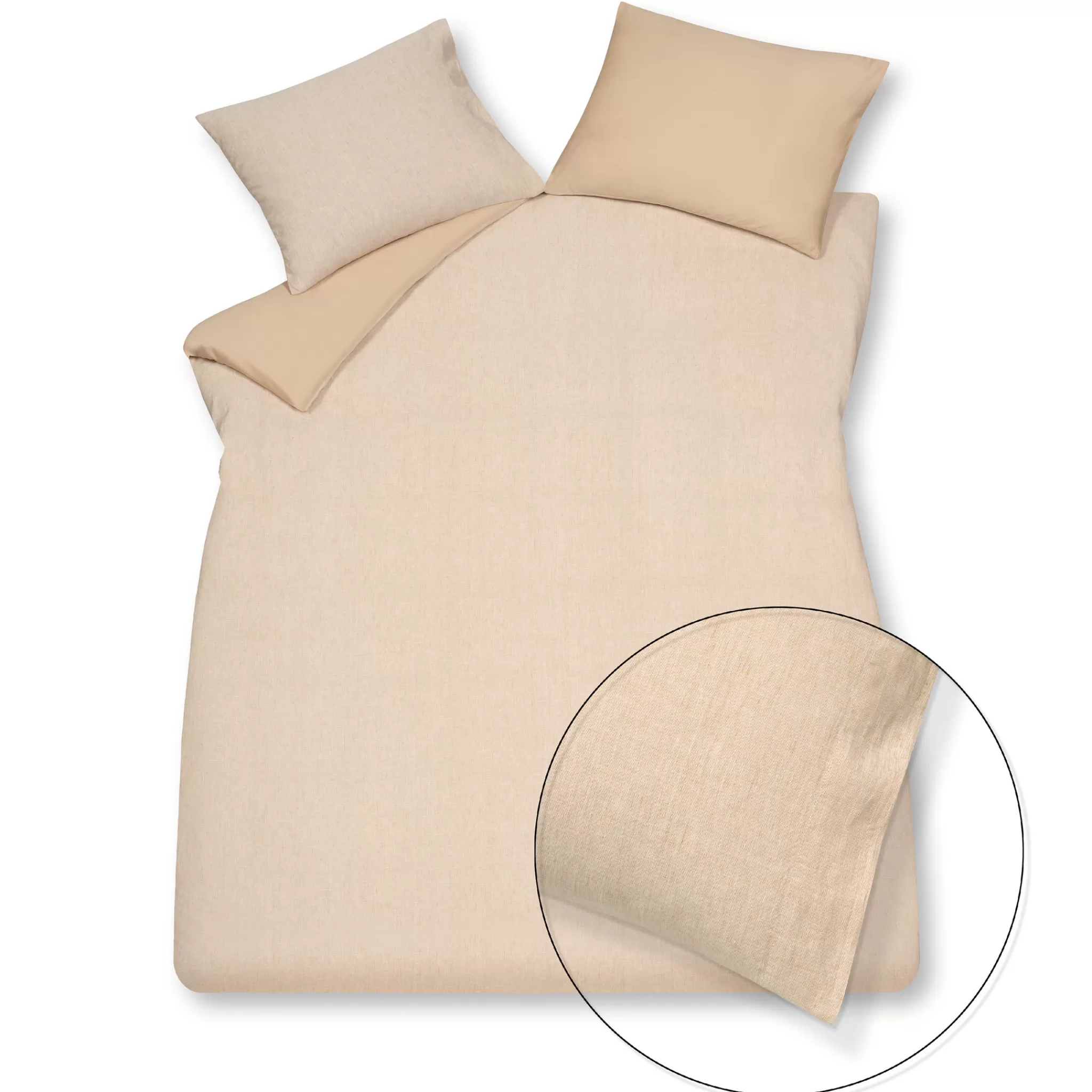 Discount Duvet Cover Pure 41 Light Honey 200X220 Cm (Linen / Cotton) Prsa20141 2 Persons