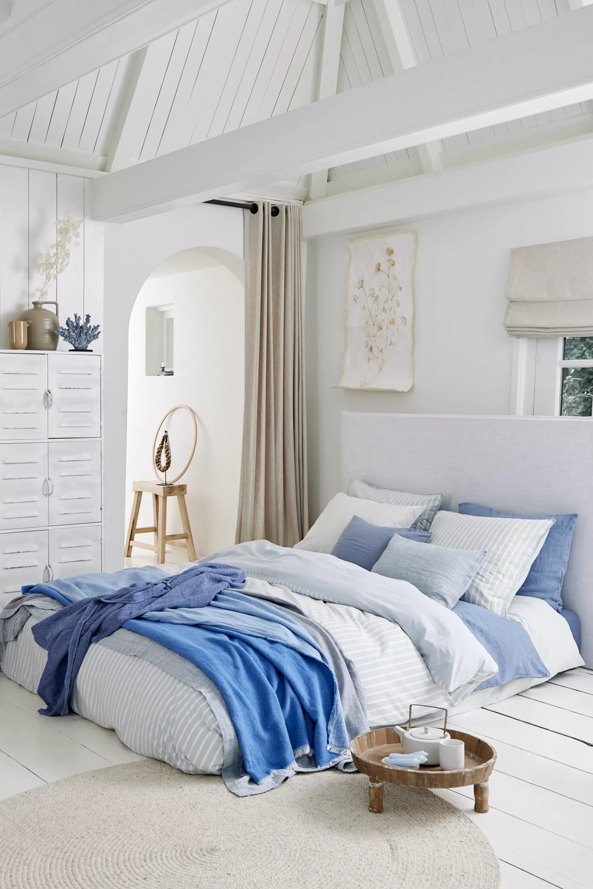 Discount Duvet Cover Pure 44 Blue 200X220 Cm (Cotton) Prsa20144 2 Persons