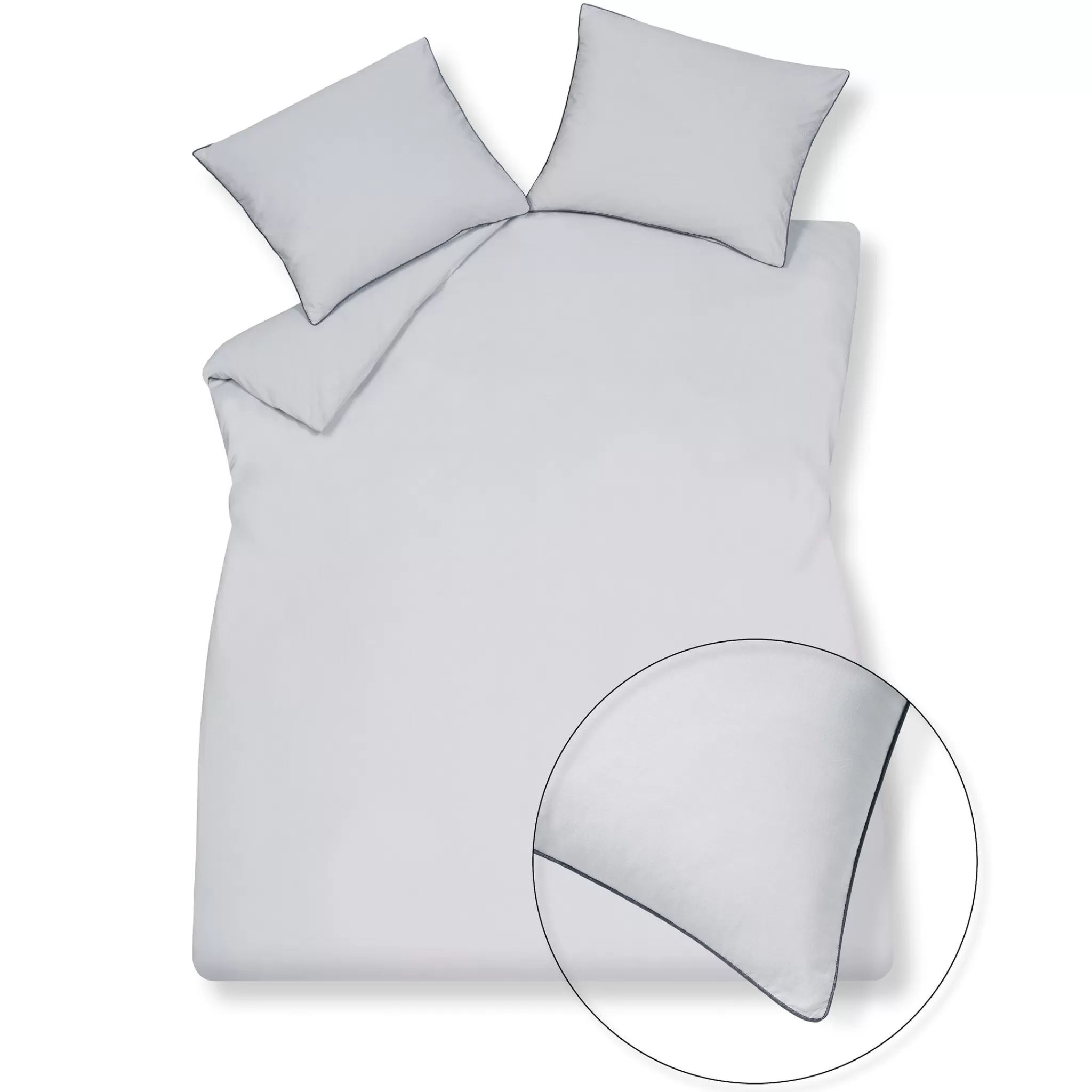 Fashion Duvet Cover Pure 49 Silver Gray 200X220 Cm (Percale Cotton) Prsa20249 - Copy Twin Beds
