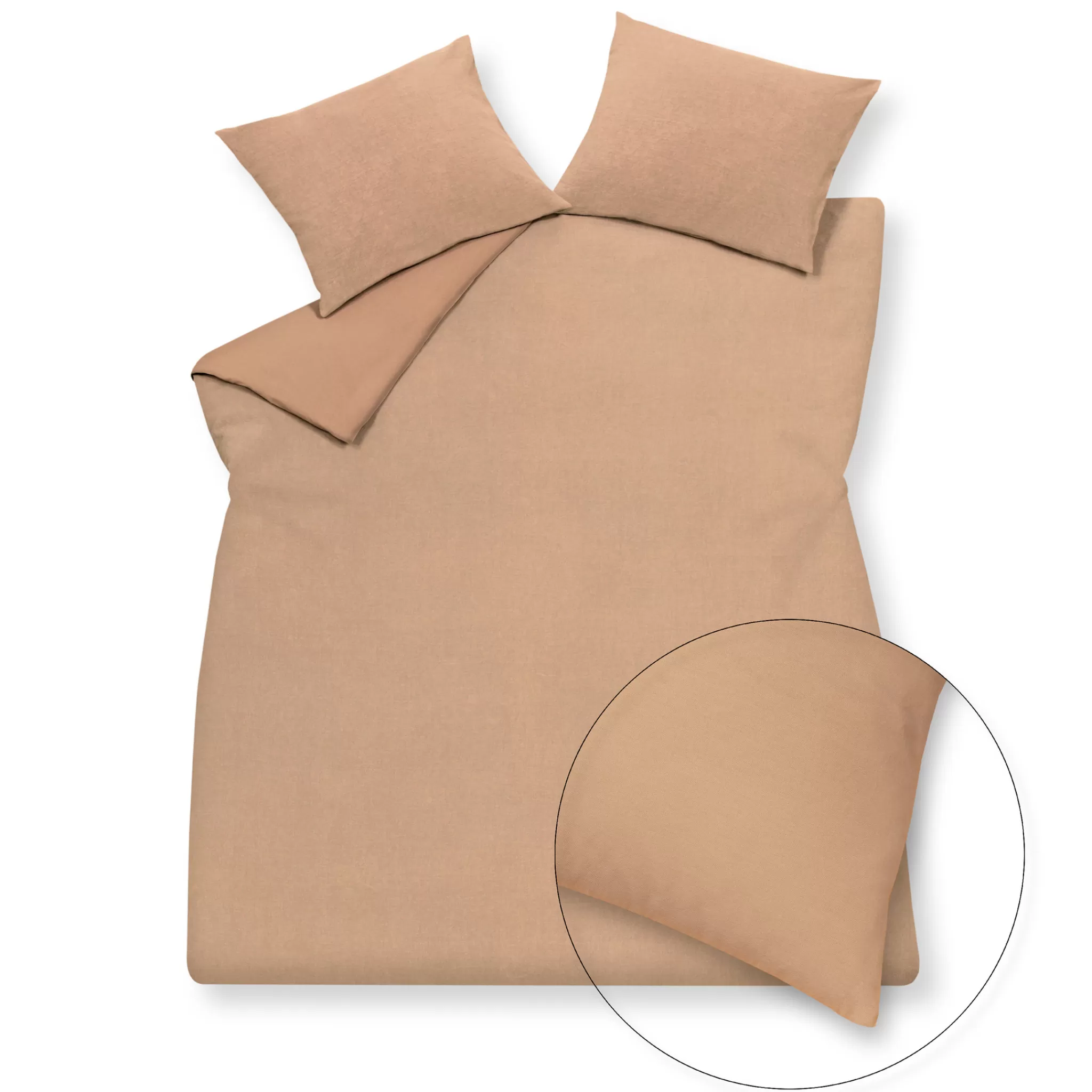 Flash Sale Duvet Cover Purity 79 Praline 240X220 Cm (Linen / Cotton) Puco16179 Twin Beds