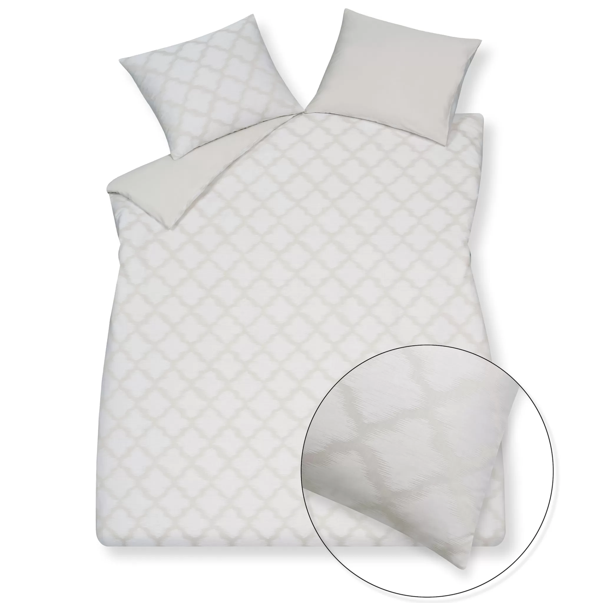 Fashion Duvet Cover Purity Napoli Cream Tan 140X220 Cm (Pusa23103) 1 Person