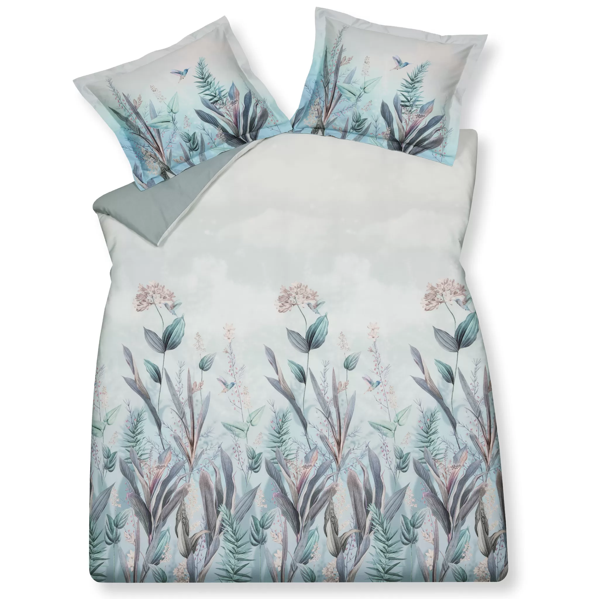 Discount Duvet Cover Skylar Pearl Blue 200X220 Cm (Satin) Sam122113 2 Persons