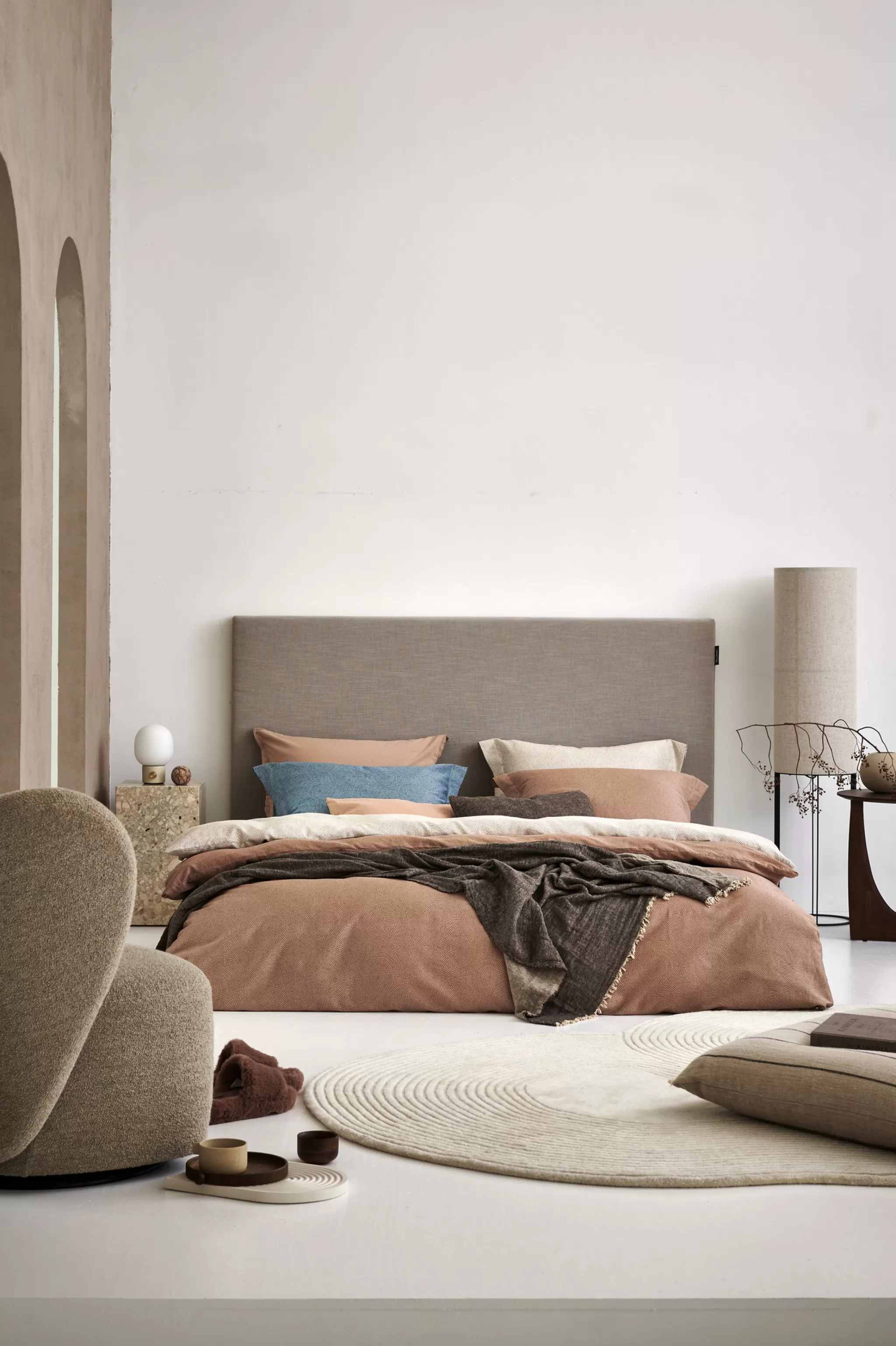 Store Duvet Cover Sleepwell Pearl Blue 140X220 Cm (Satin) Sabb22217 1 Person