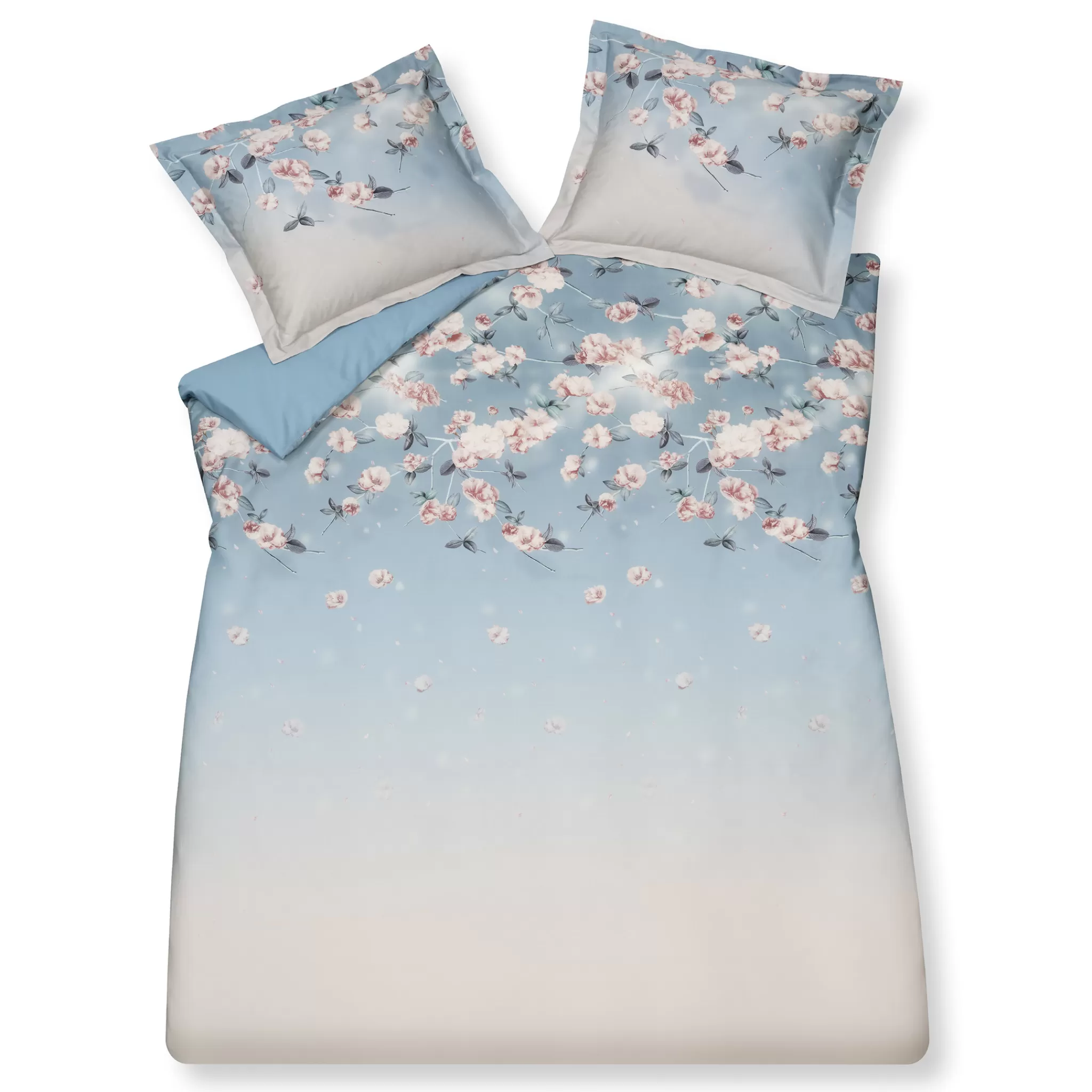 Hot Duvet Cover Soft Rose Blue Sky 200X220 Cm (Satin) Sasa22103 2 Persons