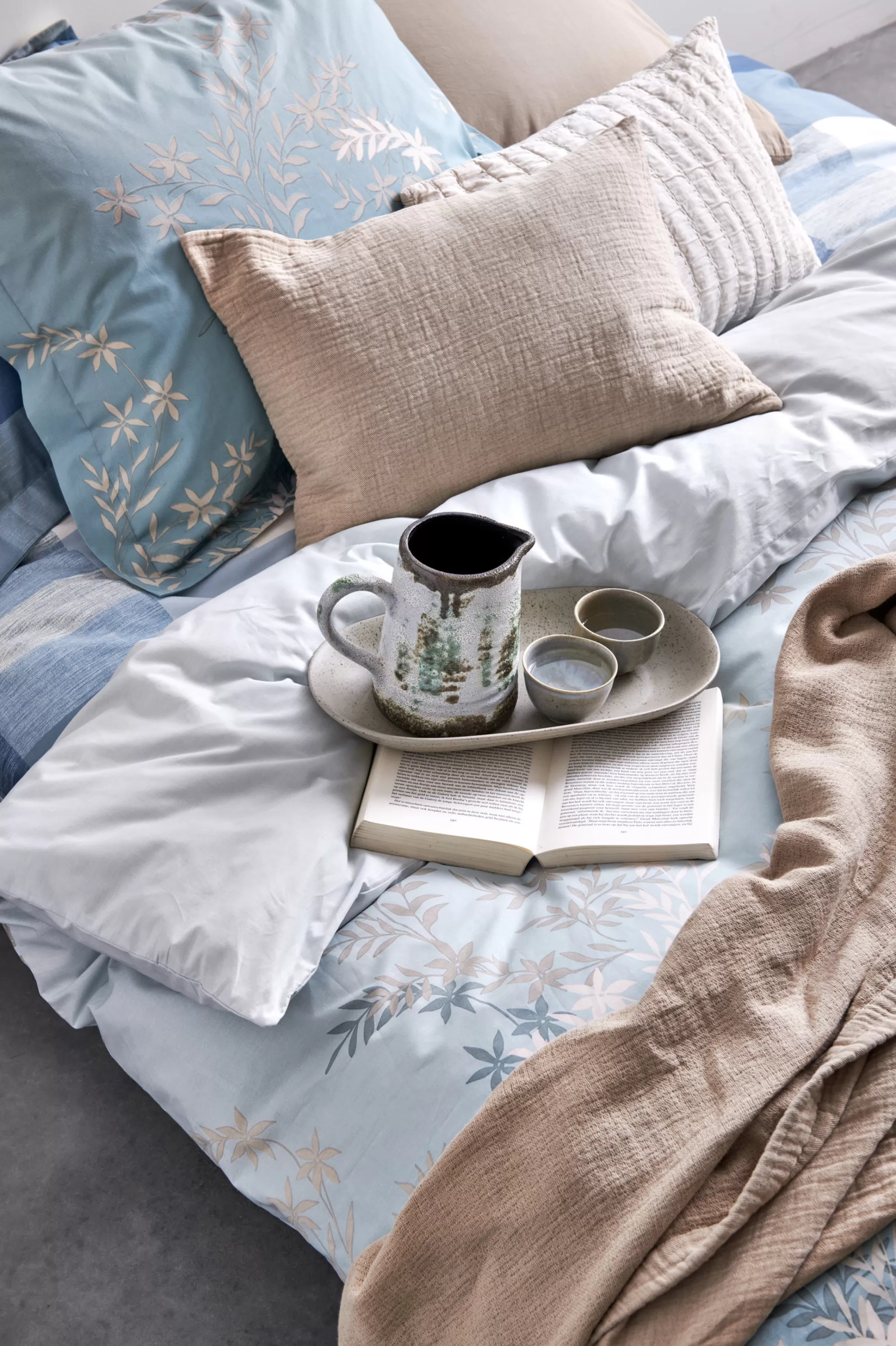 Cheap Duvet Cover Timeless Powder Blue 240X220 Cm (Sabb23111) Twin Beds