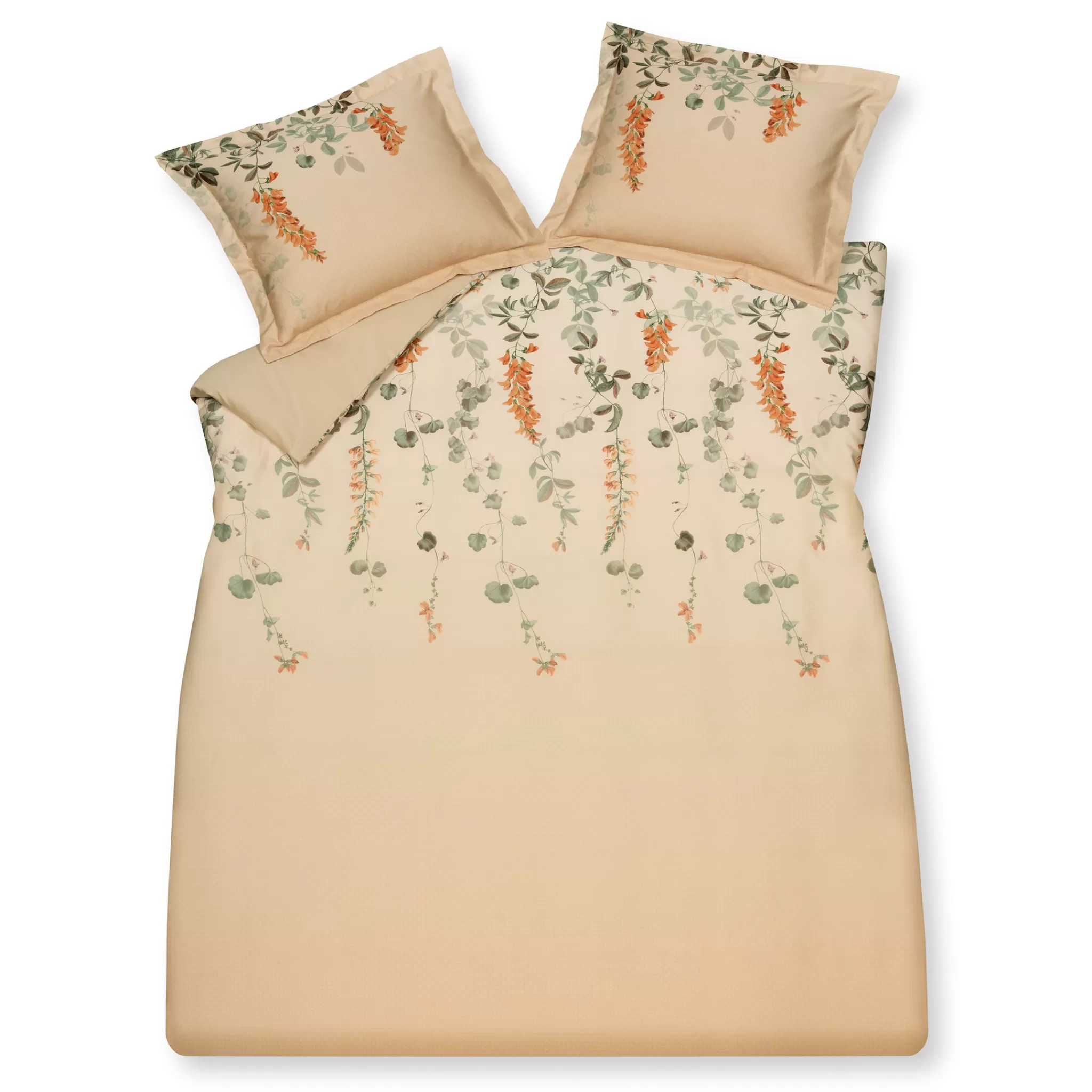 Shop Duvet Cover Victoria Champagne 140X220 Cm (Satin) Sasa21104 1 Person
