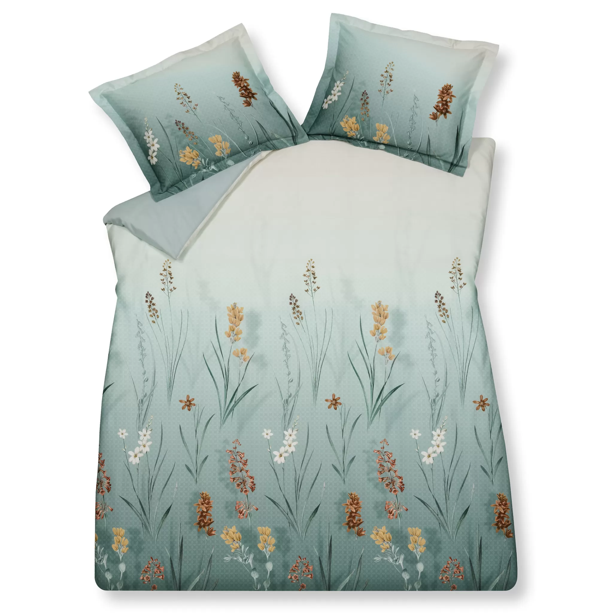 Best Sale Duvet Cover Windy Light Green 240X220 Cm (Satin) Sam122115 Twin Beds