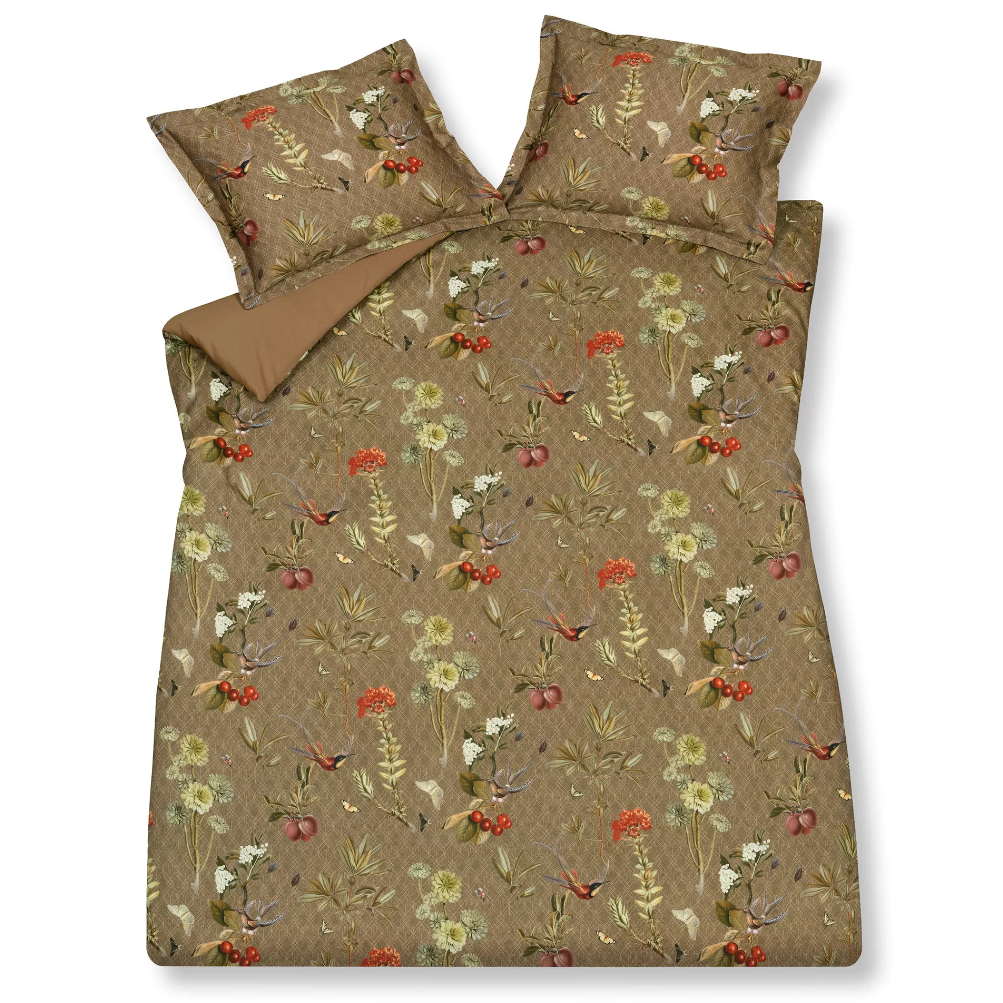 Store Duvet Cover Wintersweet Brownie 140X220 Cm (Satin) Sam121219 1 Person