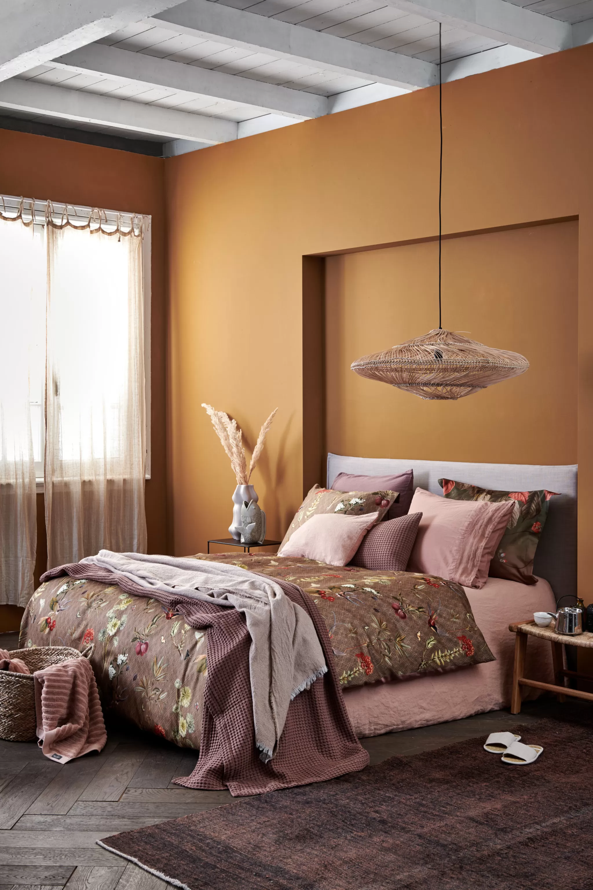 Store Duvet Cover Wintersweet Brownie 140X220 Cm (Satin) Sam121219 1 Person