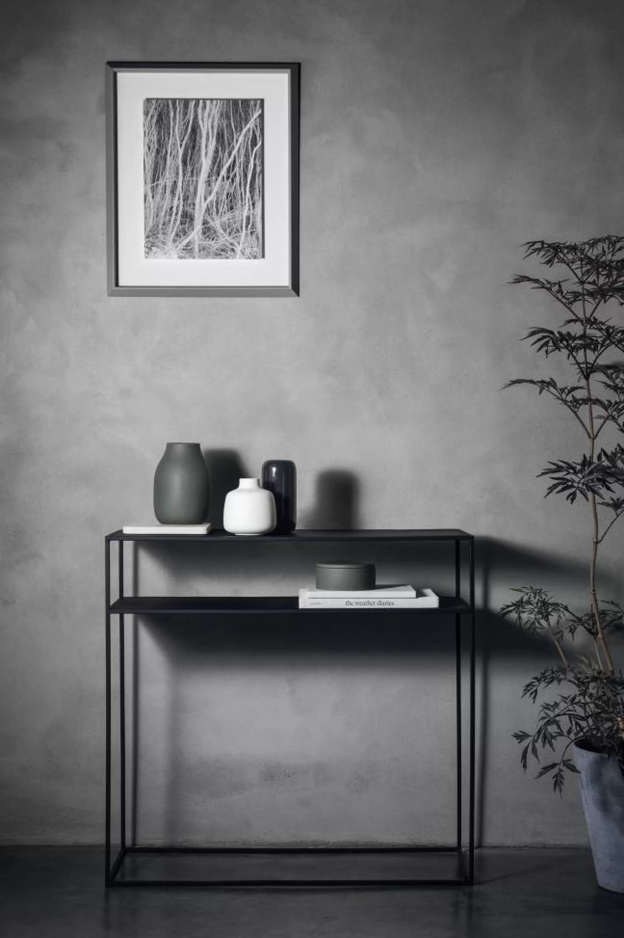 Blomus Small Furniture*Fera Console Table Black Powder Coated (65751)