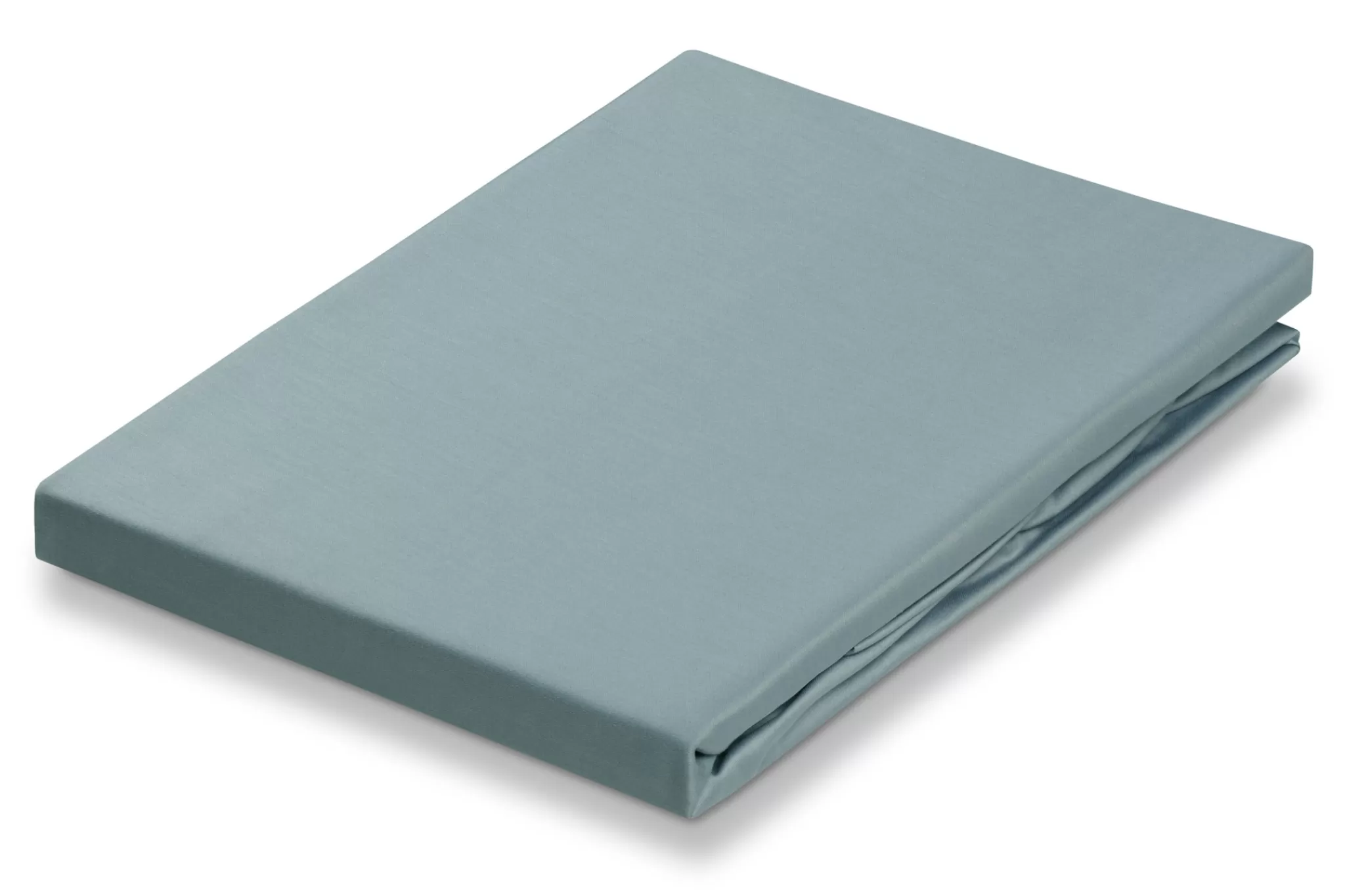 Cheap Fitted Sheet Pearl Blue-190 (Satin Cotton) Ccf301Me Satin
