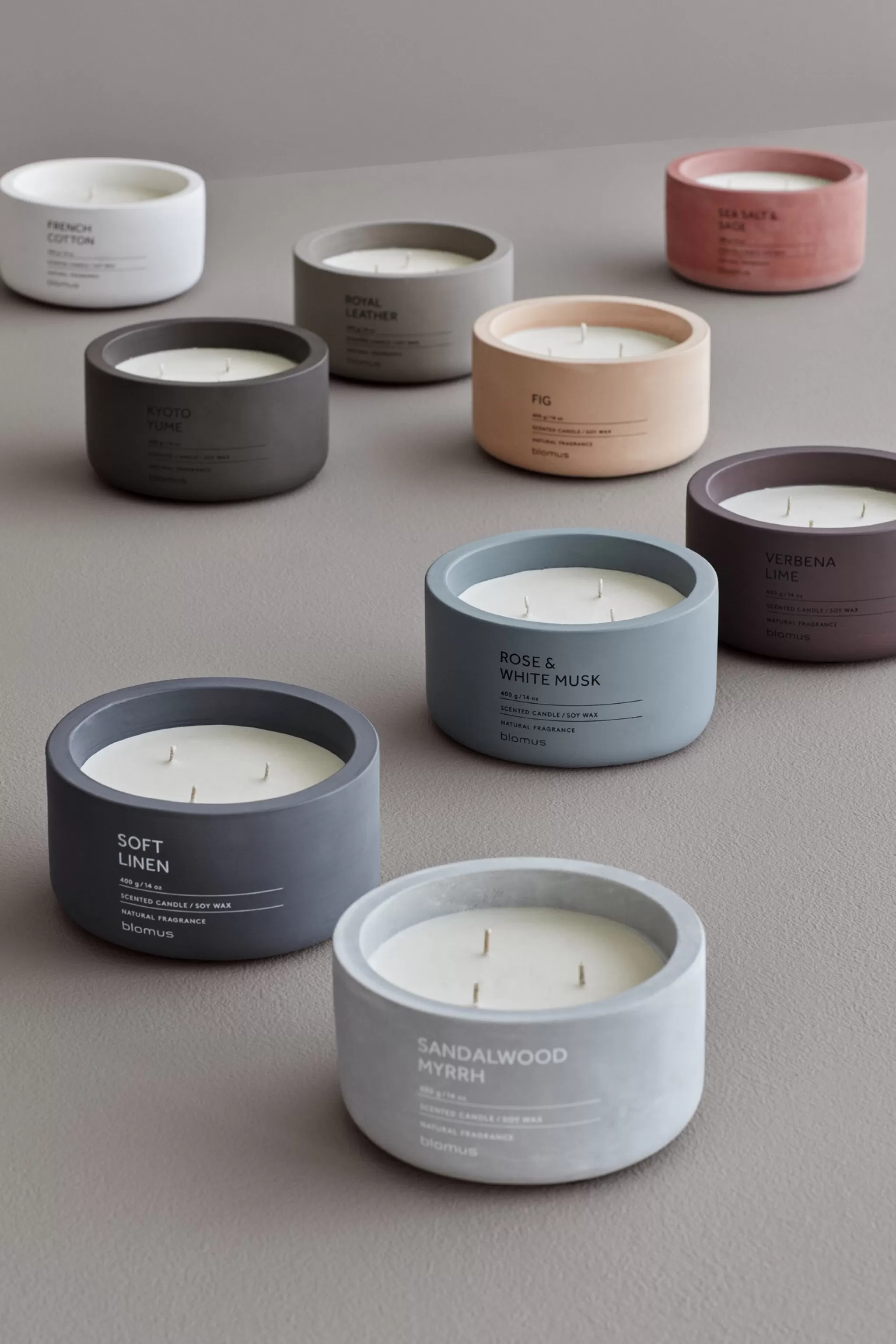Blomus Fragrances*Fraga Scented Candle Rose & White Musk (400 Grams) 65959