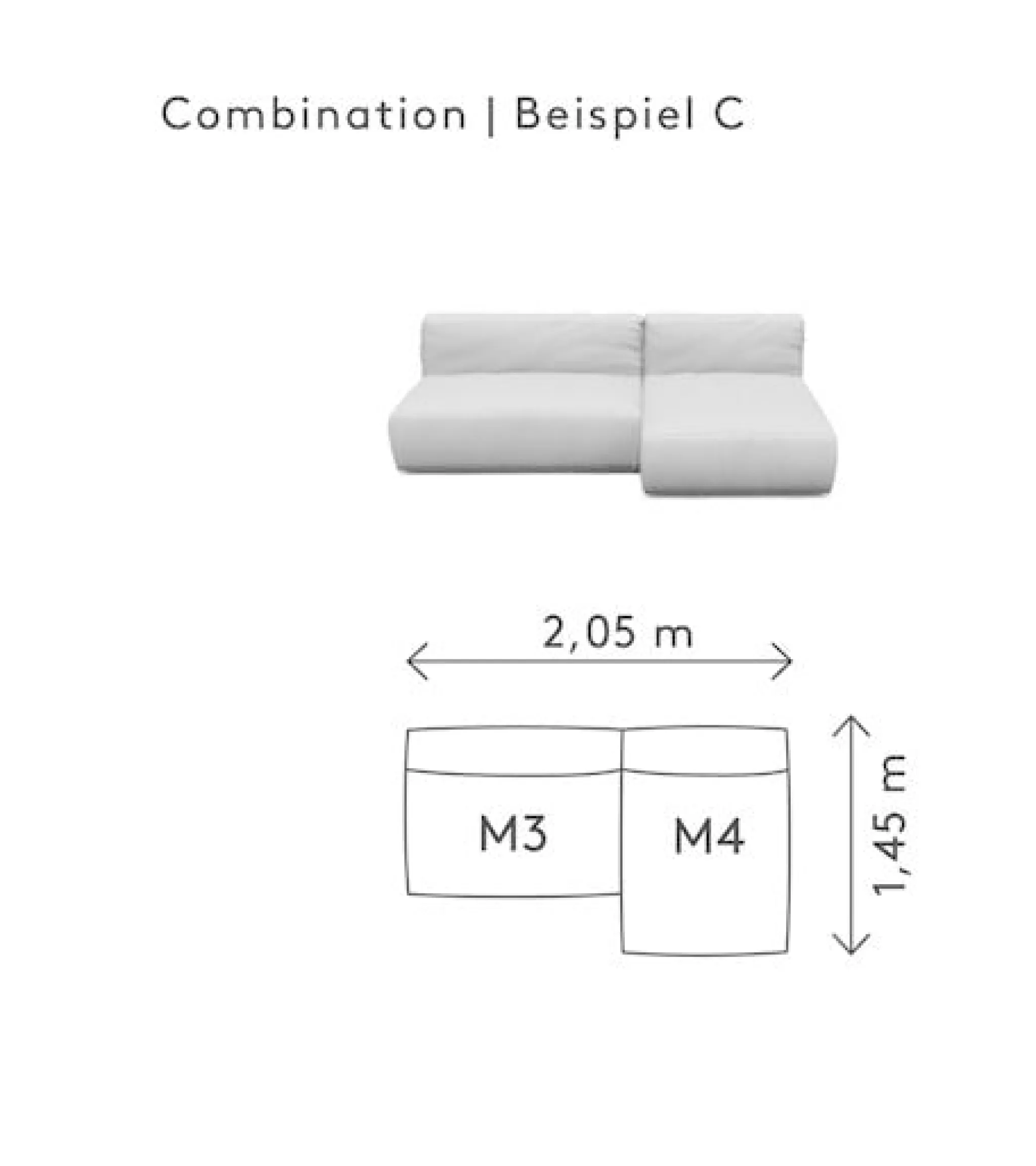 Fashion Grow Lounge Sofa C (Cloud.6206.C) Grow